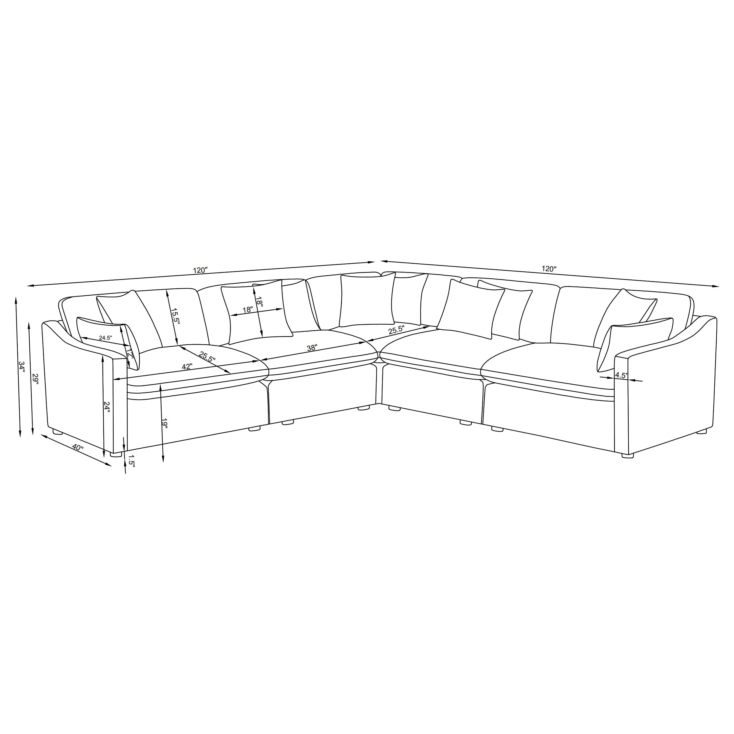 Hobson Modular Sectional Sofa - Image 29