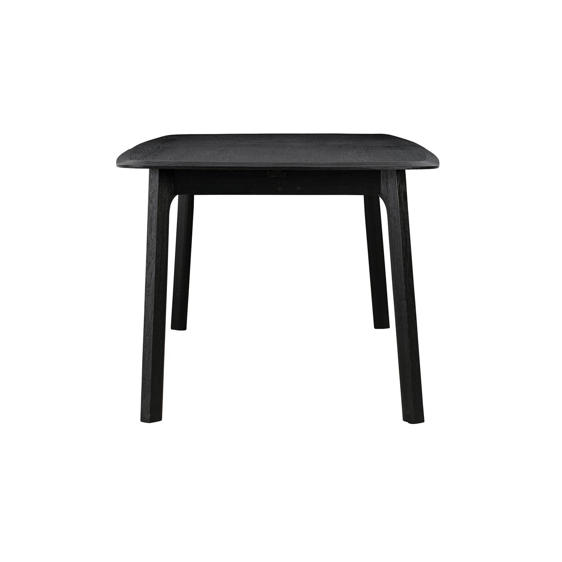 Holland Extendable Rectangle 98" Dining Table in Black Brushed Oak - Image 3