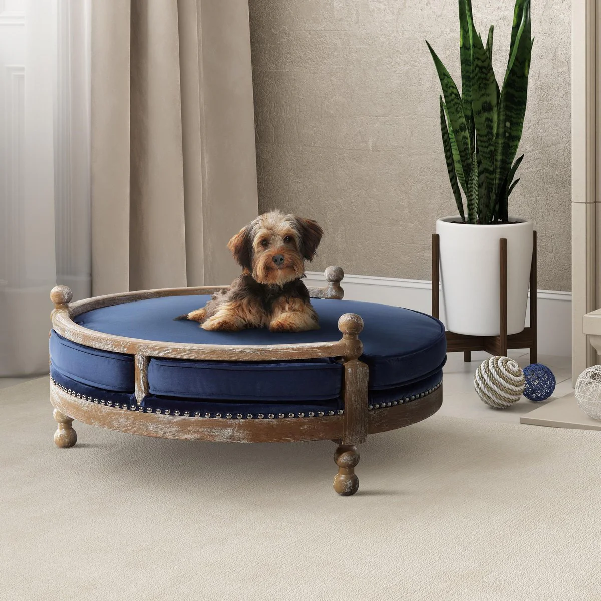 Hound Navy Pet Bed - Image 2