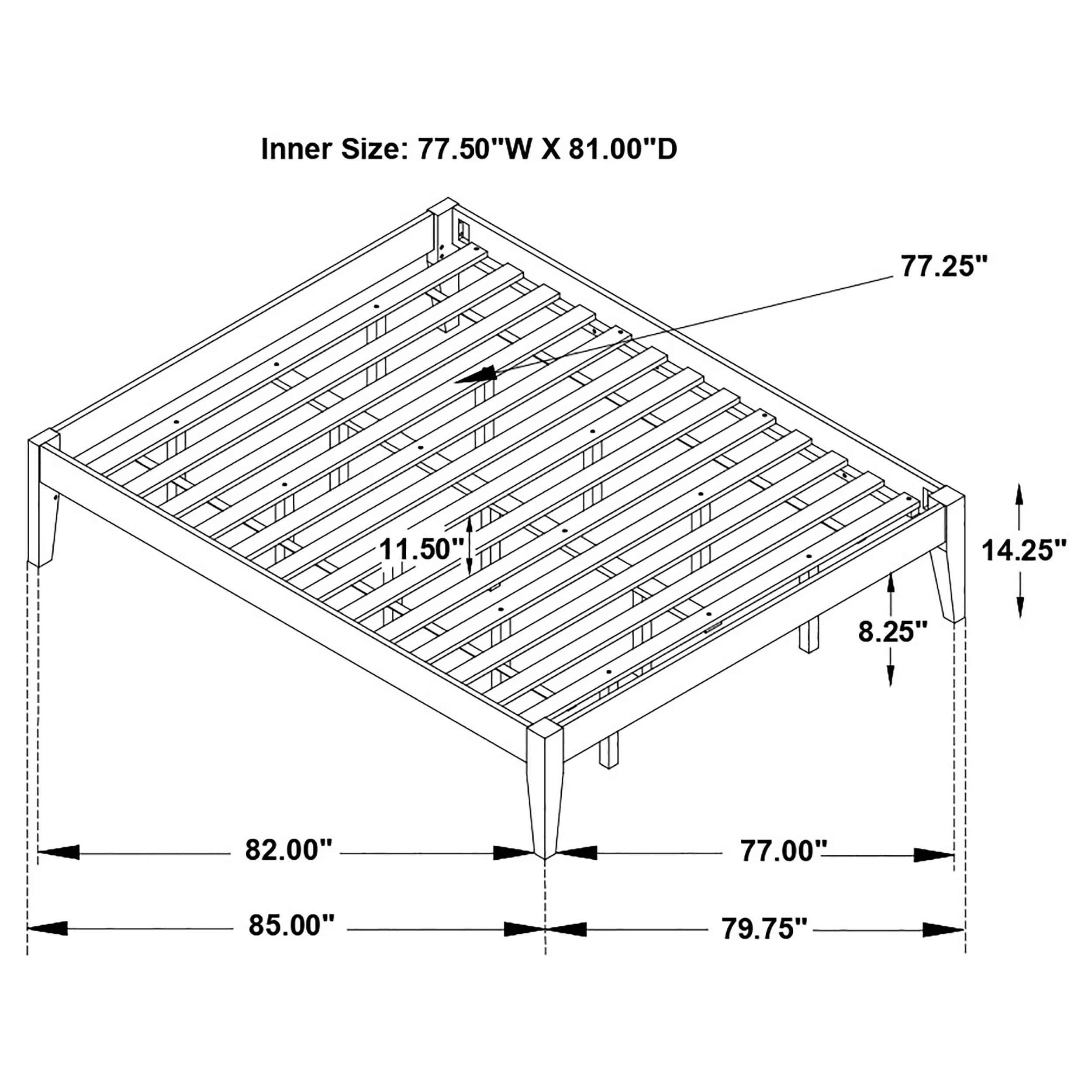 Hounslow Platform Bed Base - Image 56