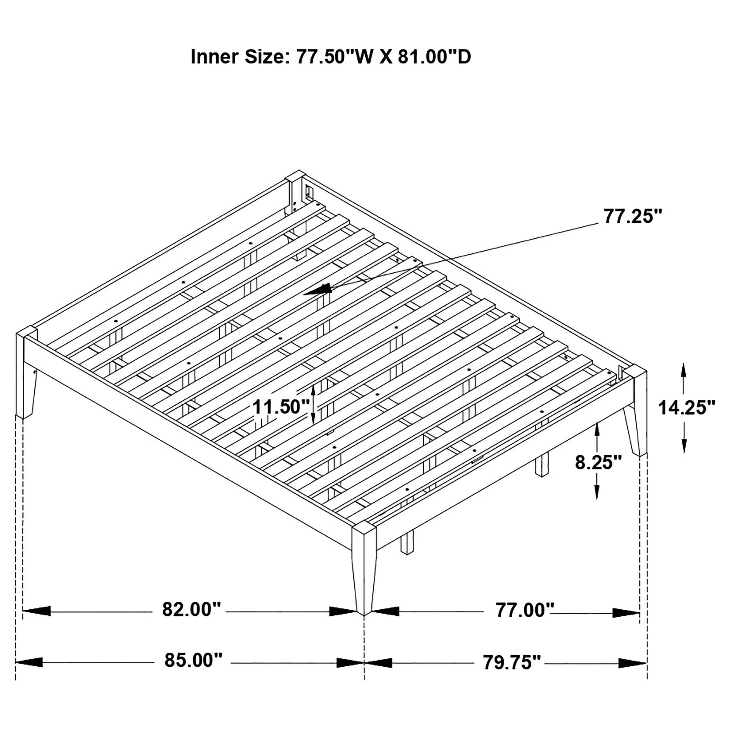 Hounslow Platform Bed Base - Image 99