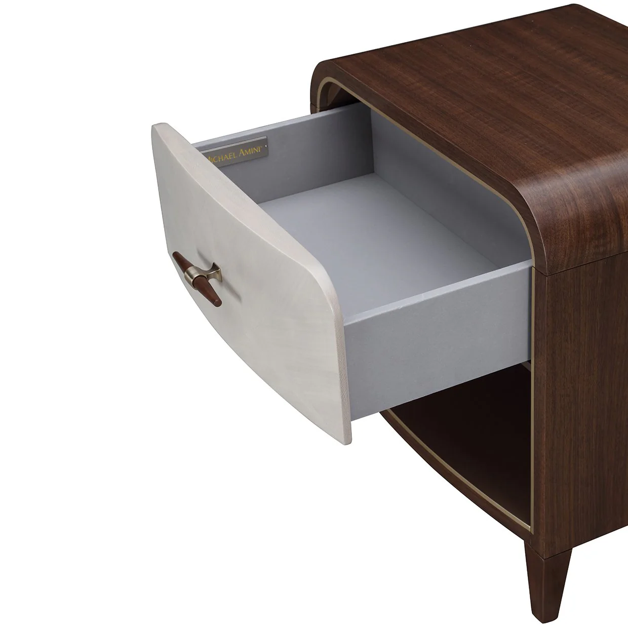 Houston 1-Drawer Nightstand - Walnut - Image 4