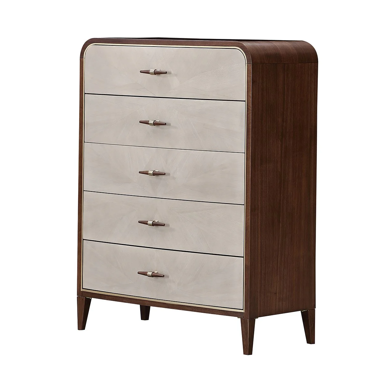 Houston 5-Drawer Chest - Walnut - Image 10