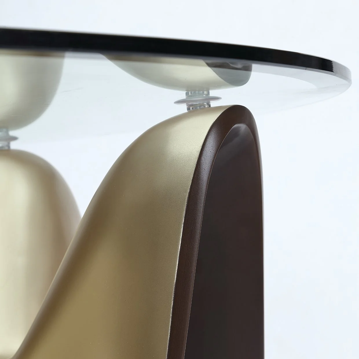 Houston Cocktail Table - Brushed Gold - Image 4
