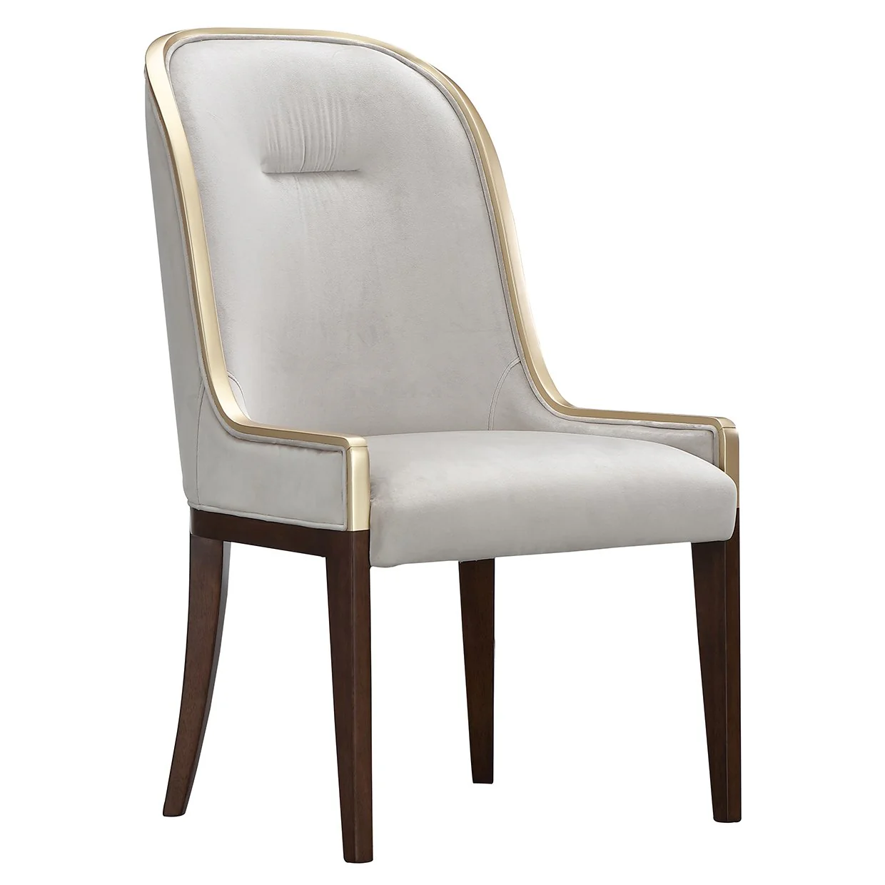 Houston Dining Side Chair - Porcini/Walnut - Image 11