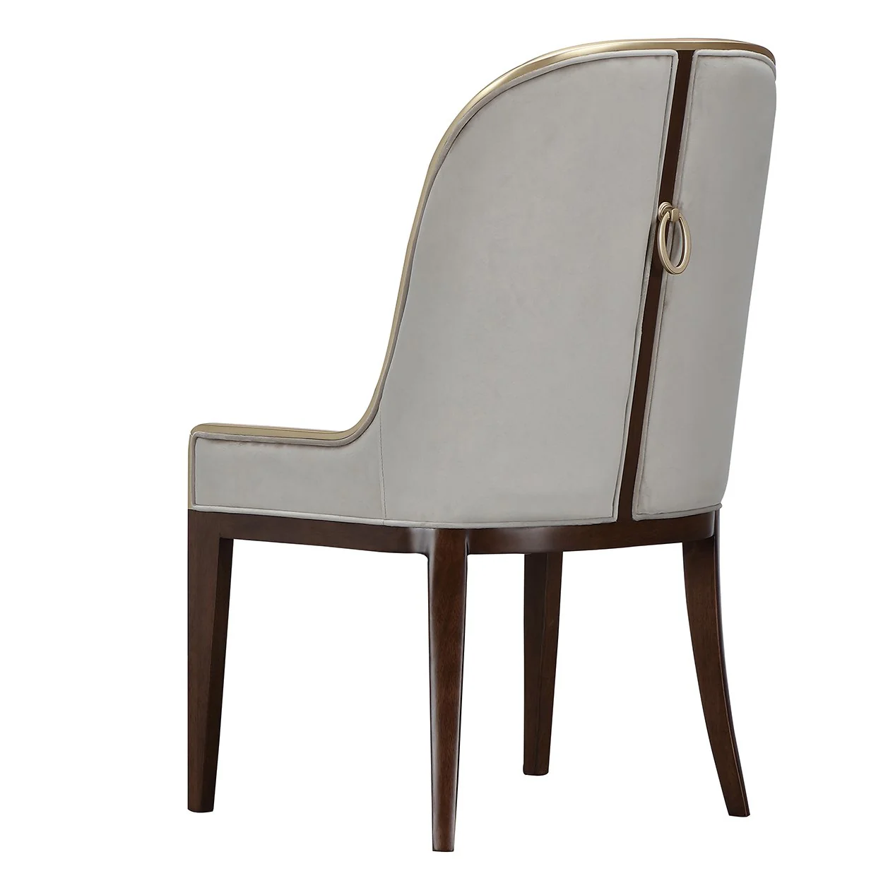Houston Dining Side Chair - Porcini/Walnut - Image 5