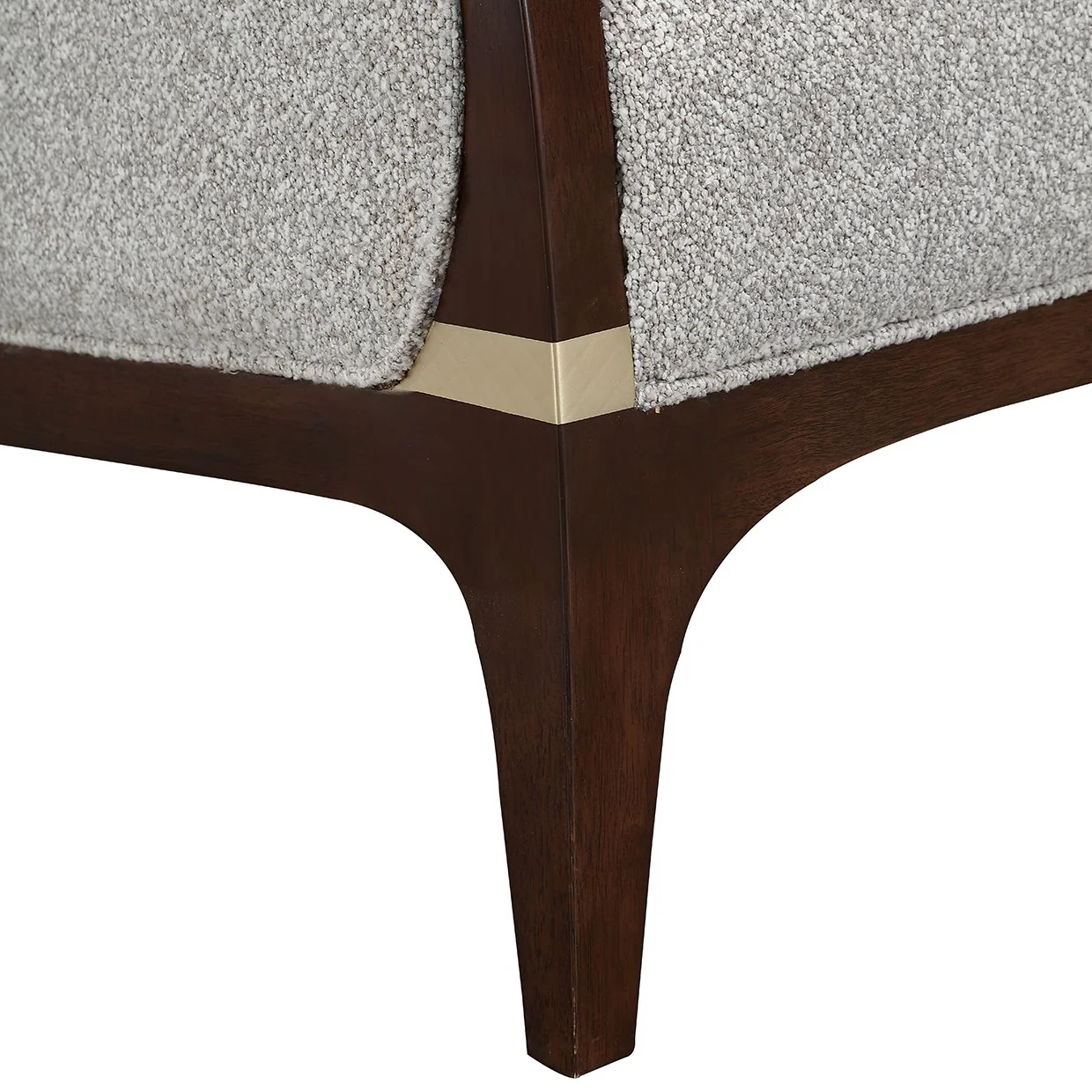 Houston Loveseat - Pebble/Walnut - Image 10