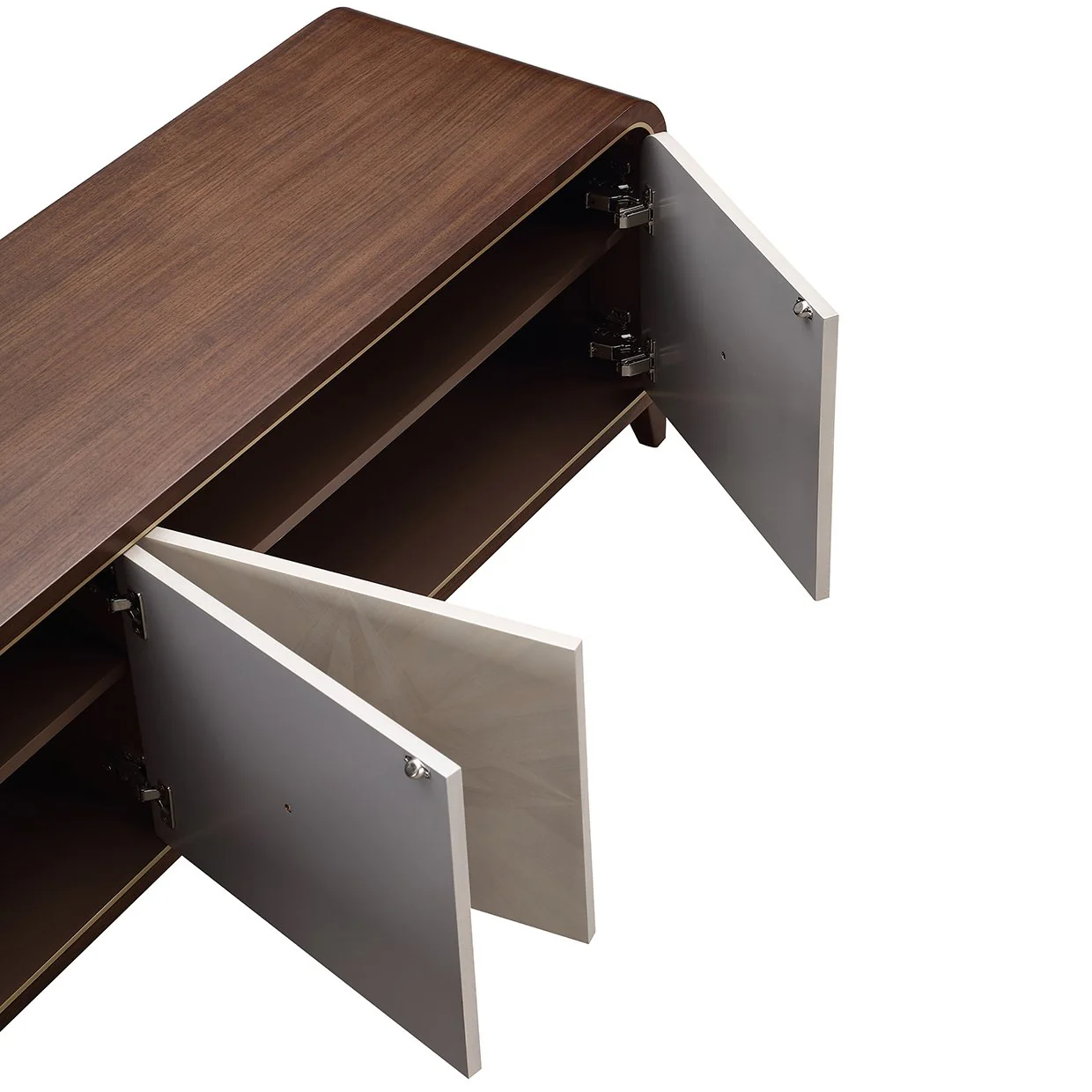 Houston Media Cabinet - Walnut - Image 7