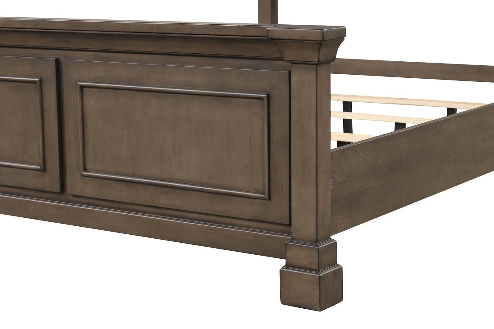 Huddersfield E.King Bed, Dark Walnut - Image 7