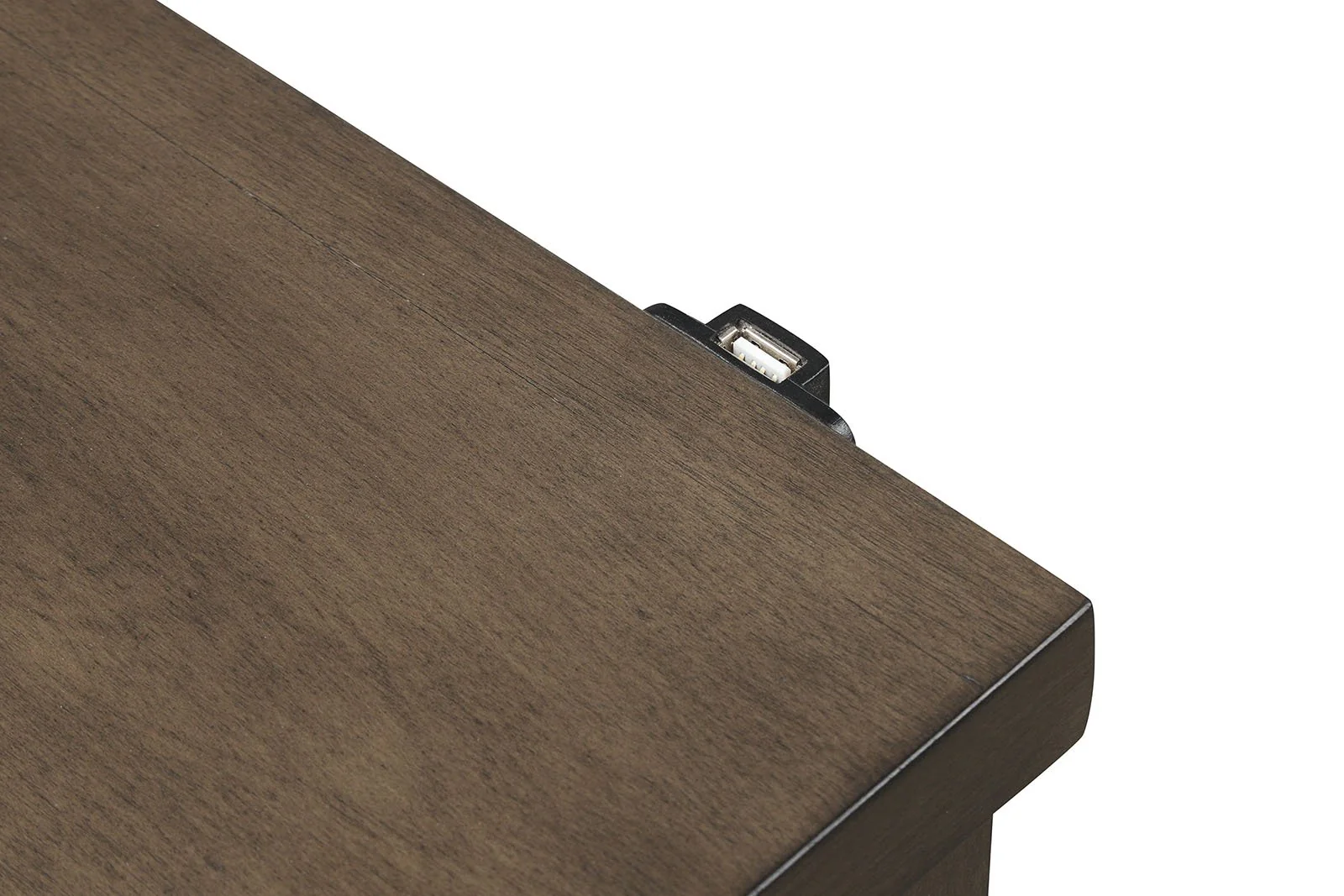 Huddersfield Nightstand W/ USB, Dark Walnut - Image 8