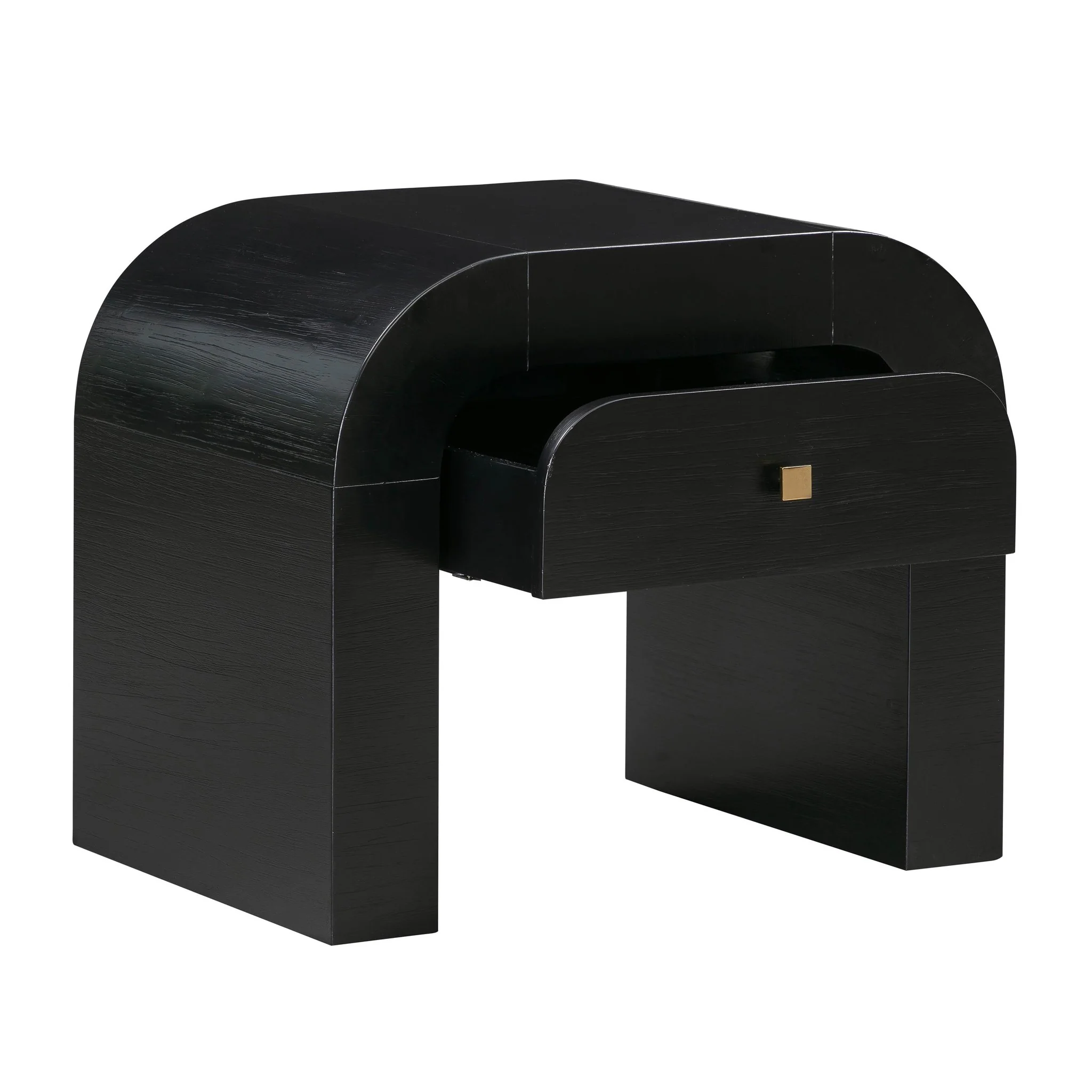 Hump Black Nightstand - Image 4