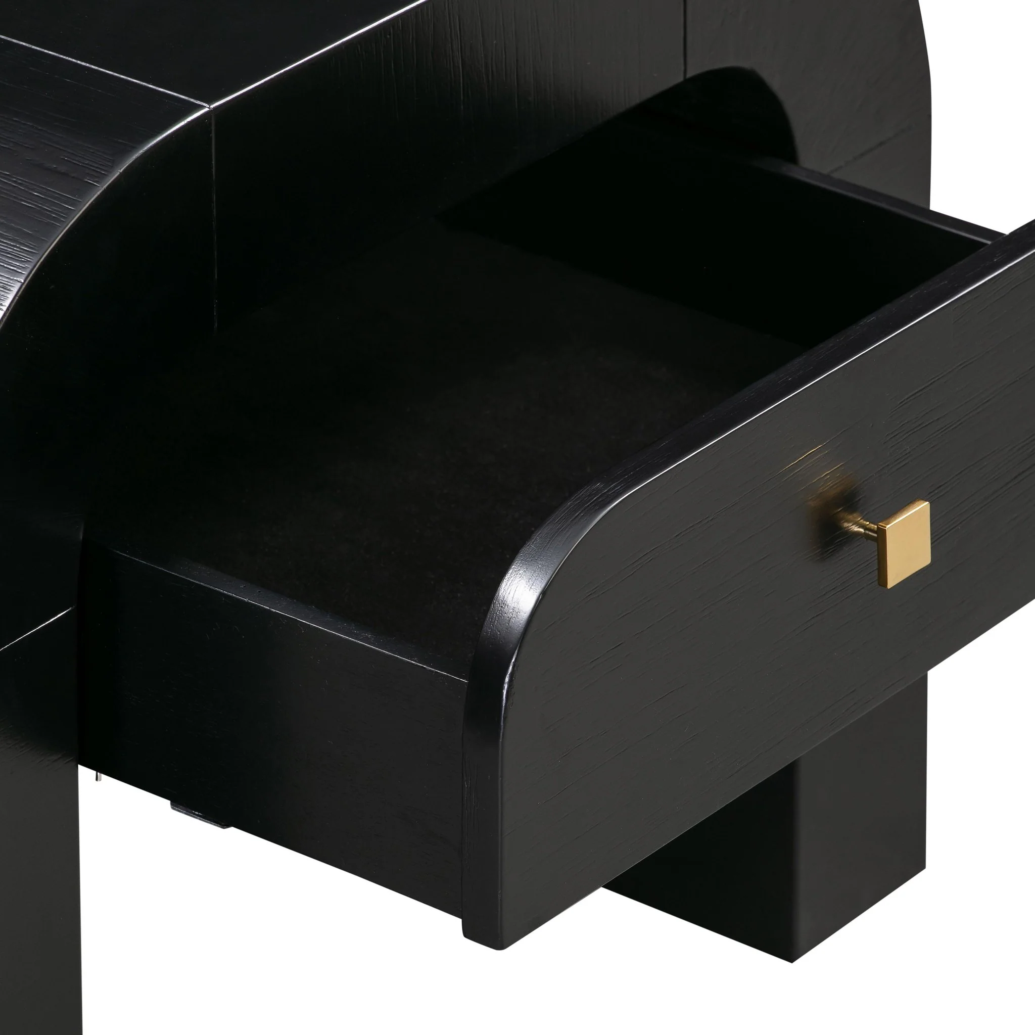 Hump Black Nightstand - Image 6