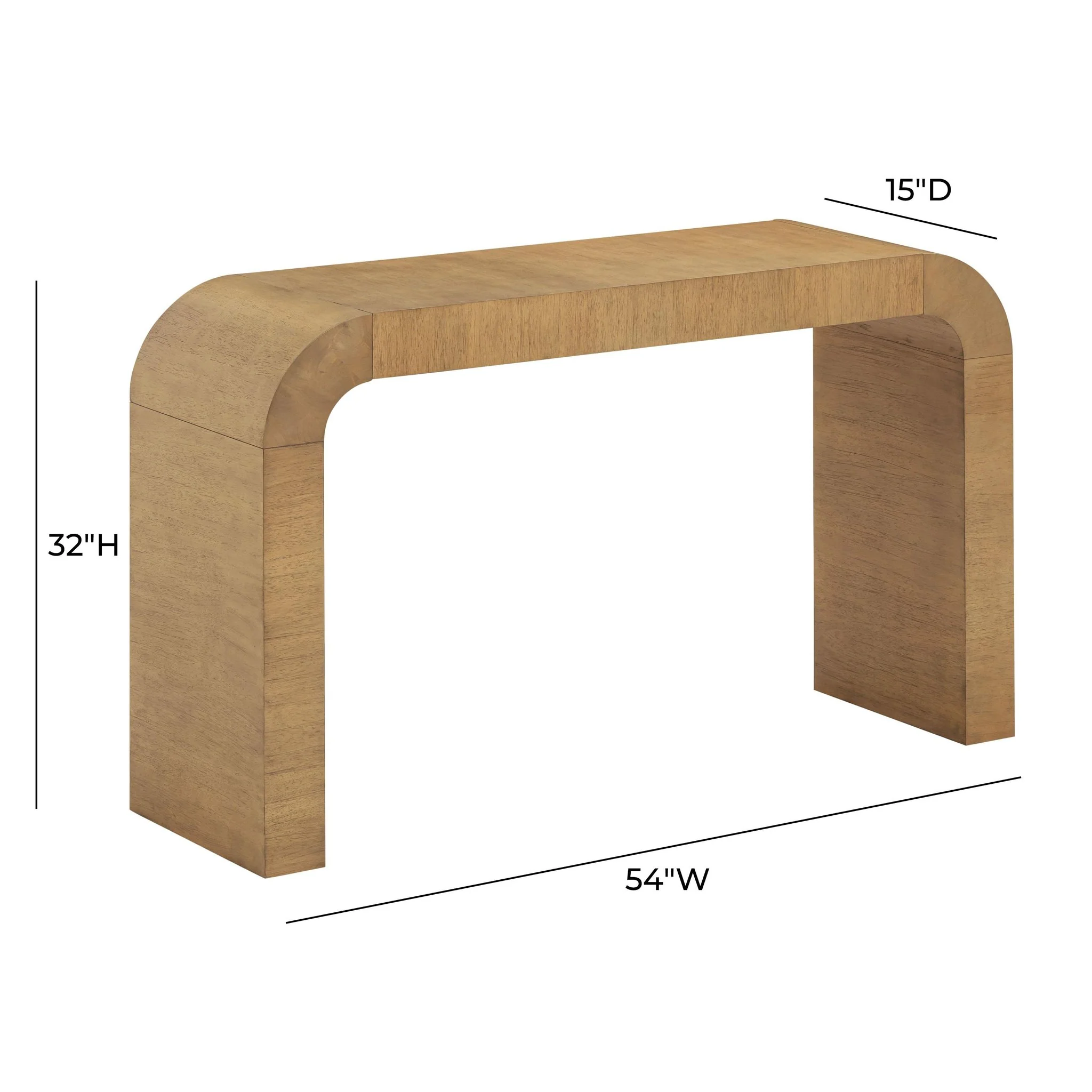Hump Natural Console Table - Image 7