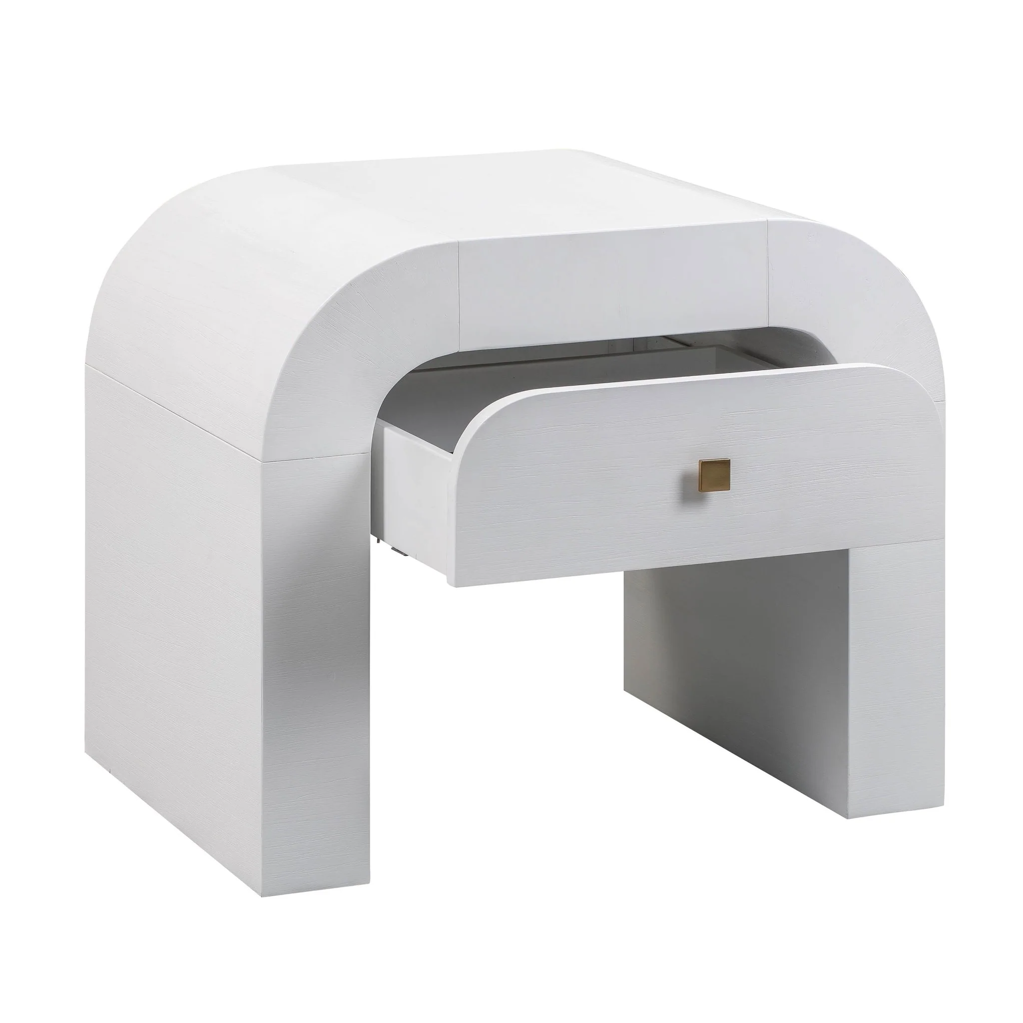 Hump White Nightstand - Image 4