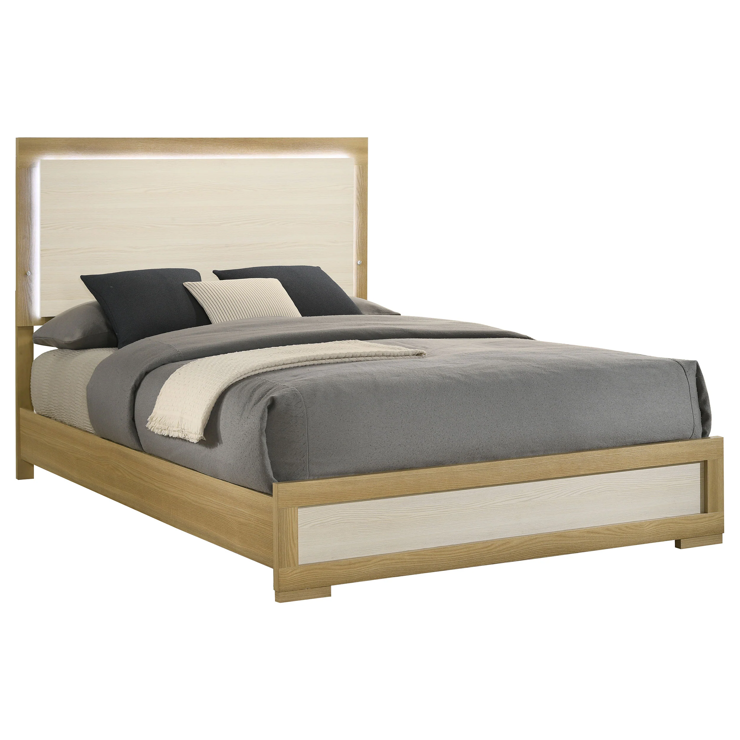 Hyland Panel Bed with LED Lighting - Image 3