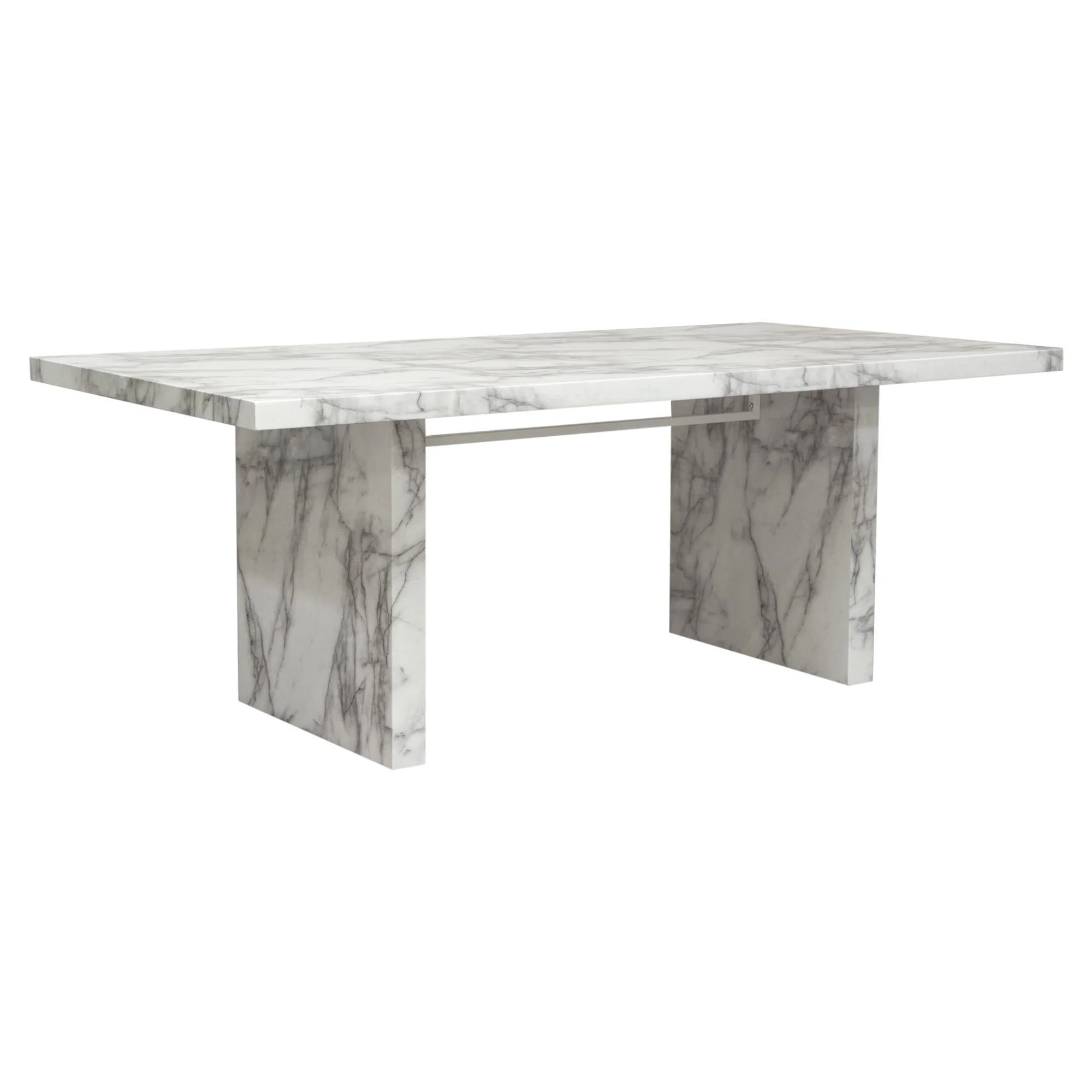 Icon Faux Marble Rectangular Dining Table by Diamond Sofa - Image 5