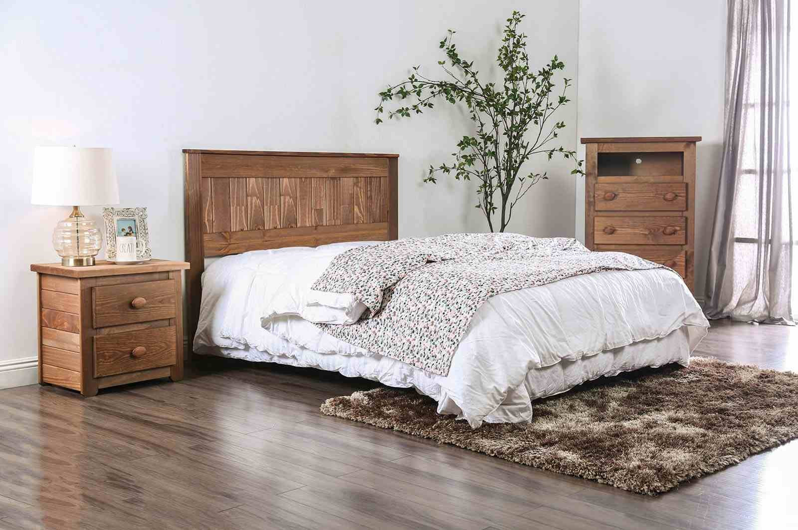 Ila Full Headboard, Mahogany - Image 2