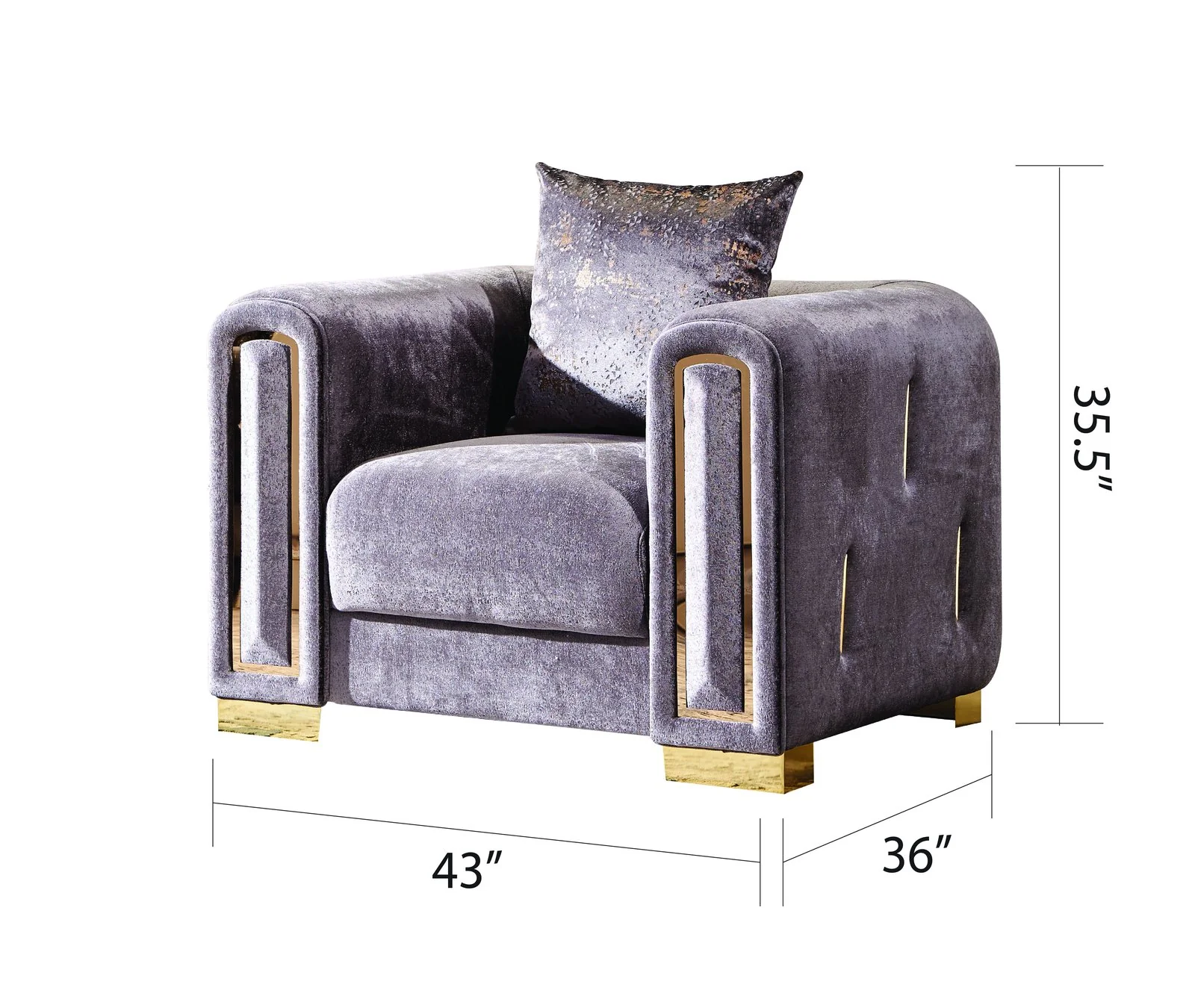 Impreza Chair Silver - Image 2