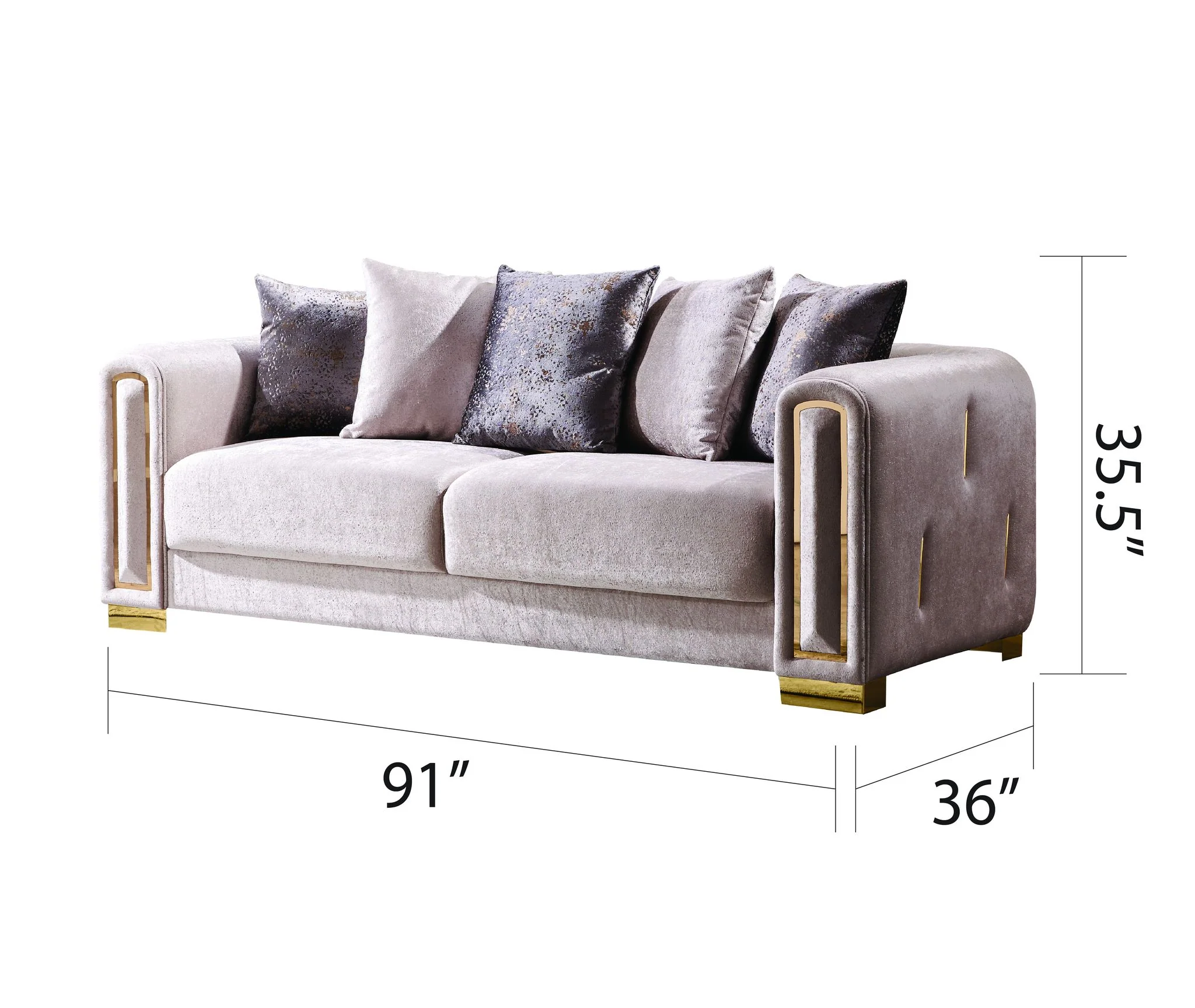 Impreza Sofa Beige - Image 2