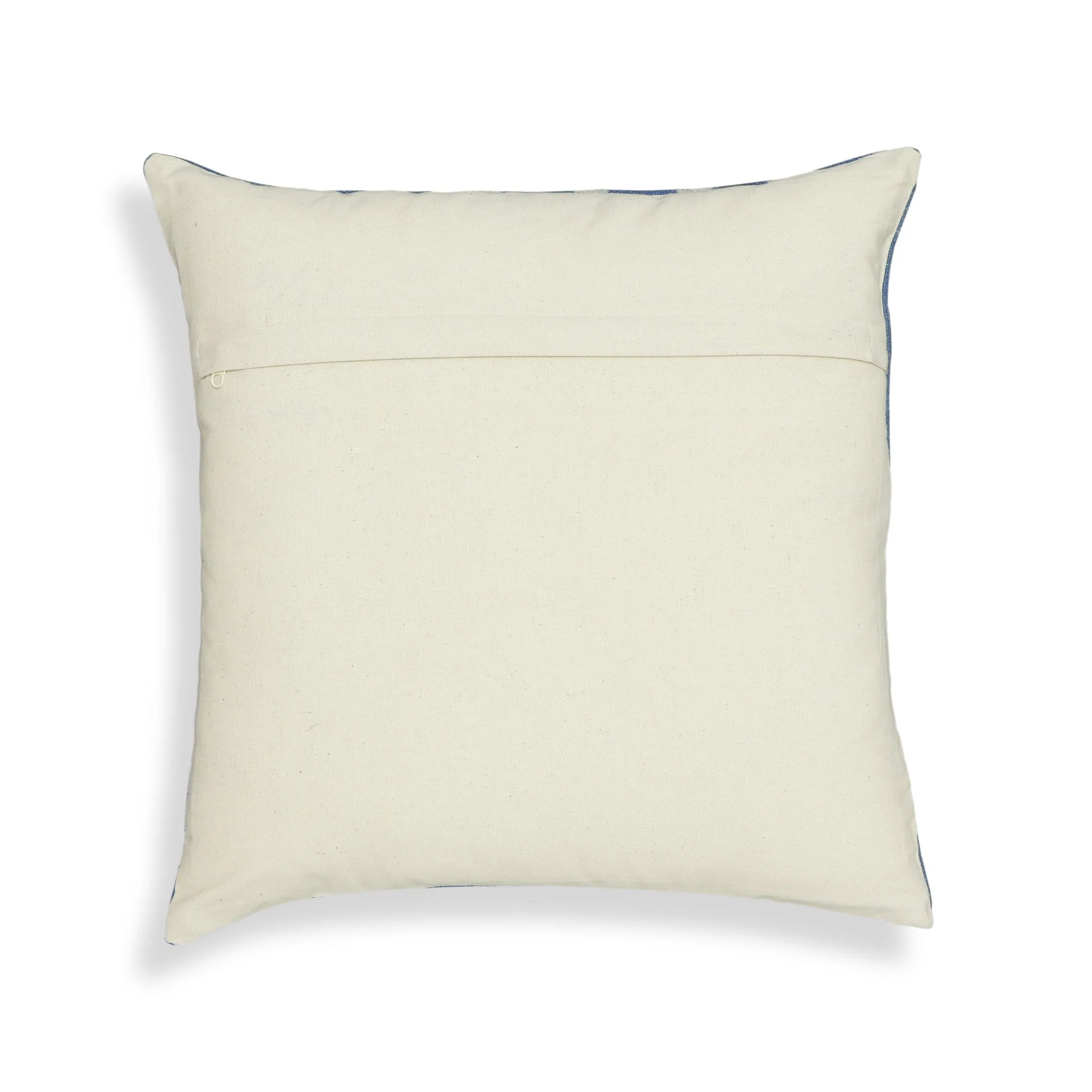 Indigo Dots Cotton 20 inch Square Accent Pillow - Image 11