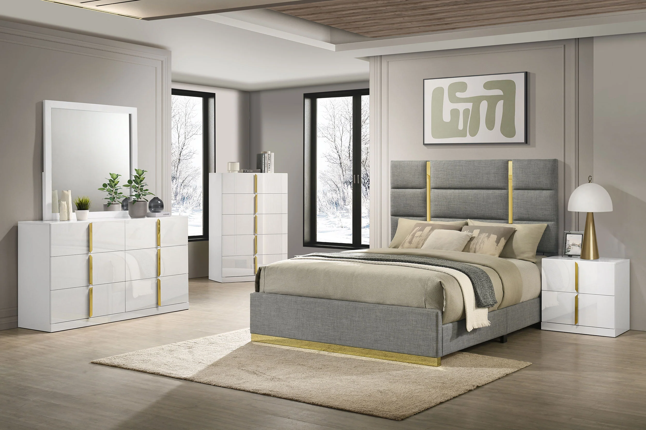 Ines Panel Bed - Image 10