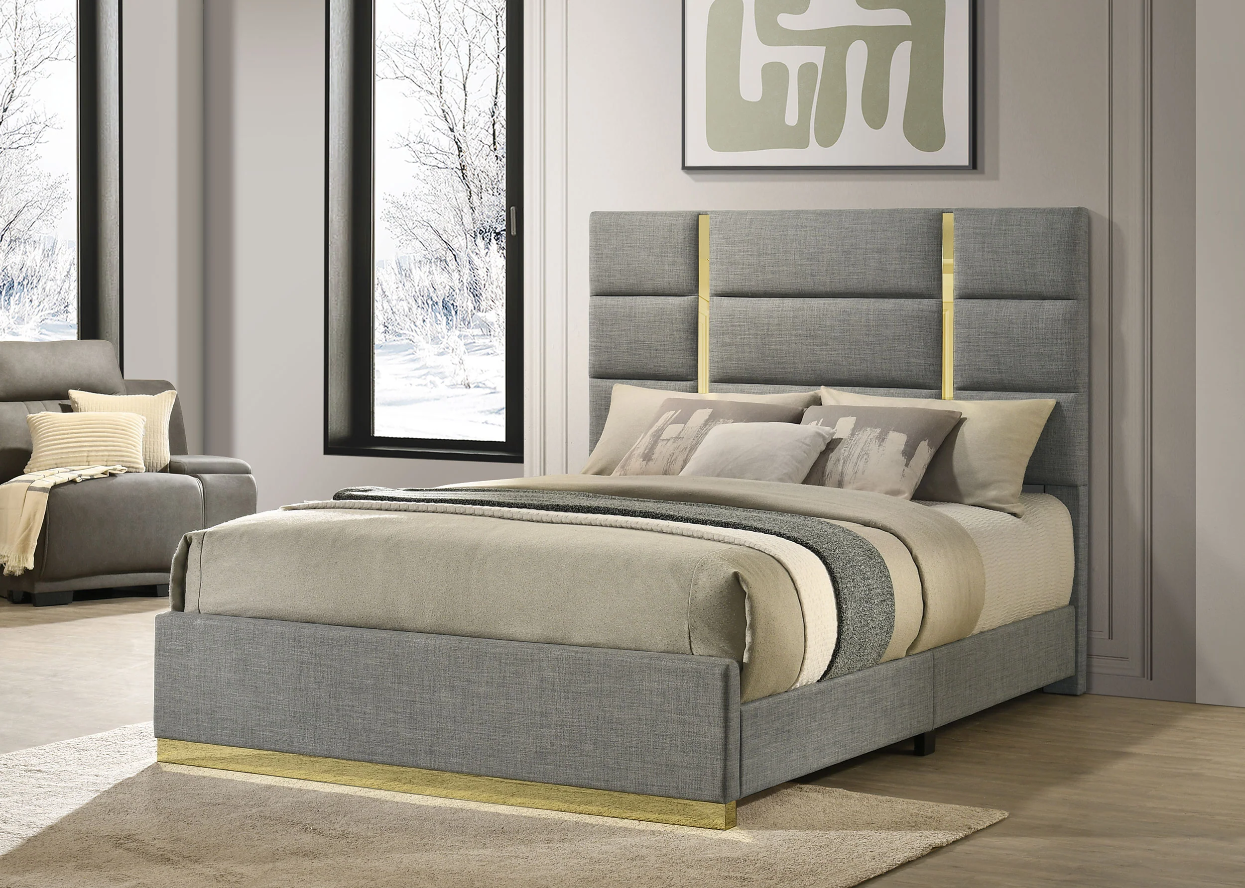Ines Panel Bed - Image 12