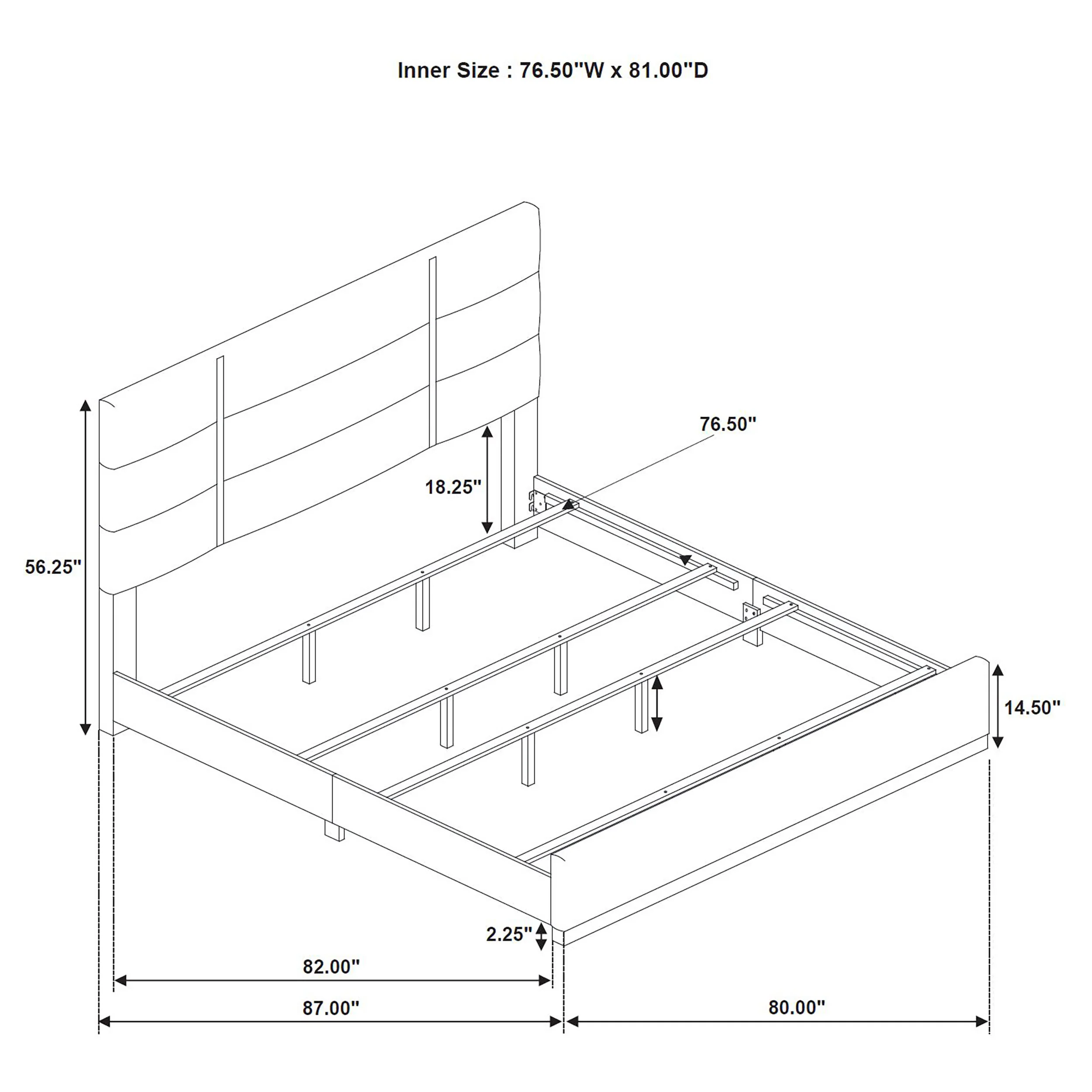 Ines Panel Bed - Image 19
