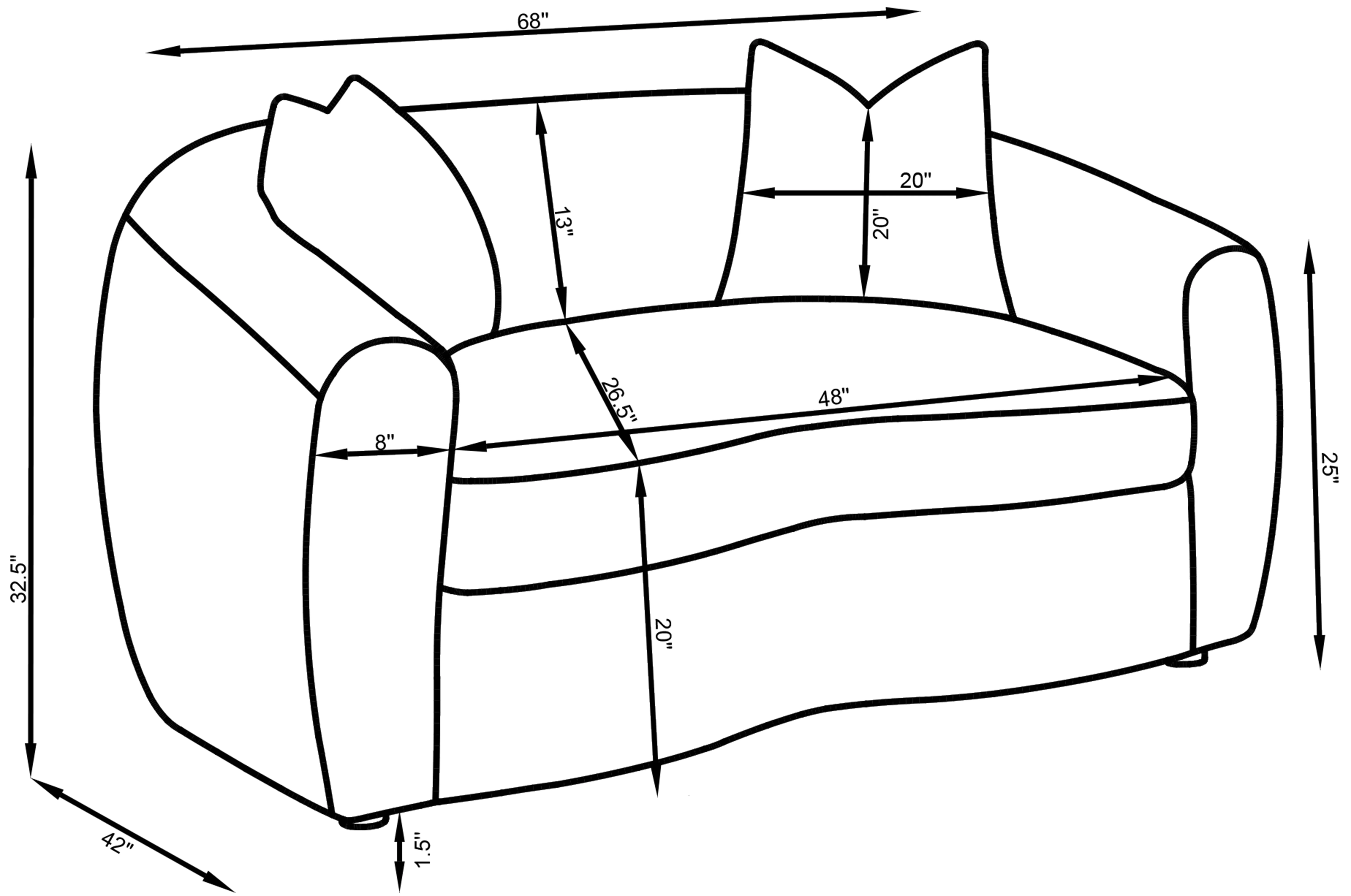Isabella Sofa Set - Image 25