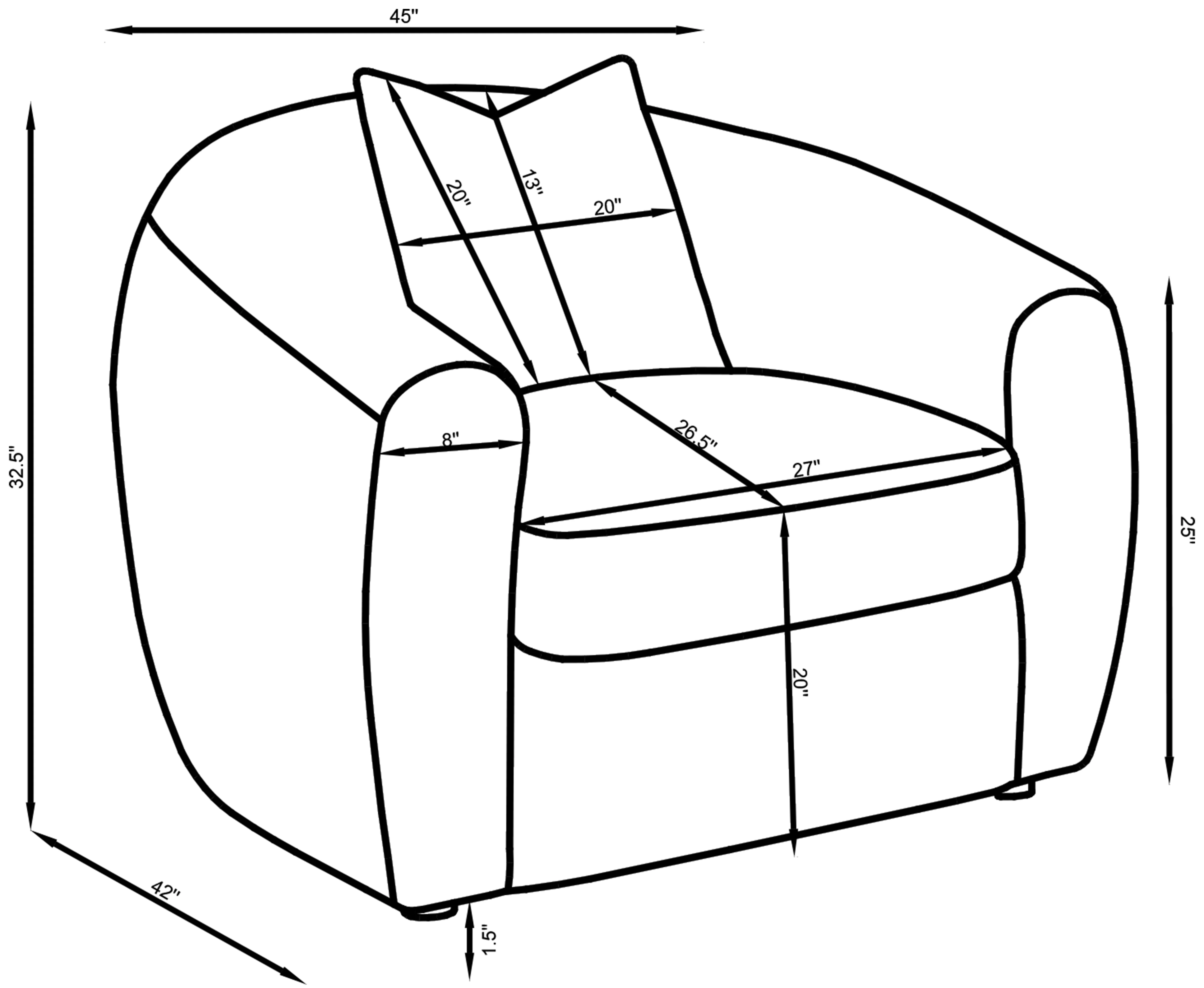 Isabella Sofa Set - Image 26