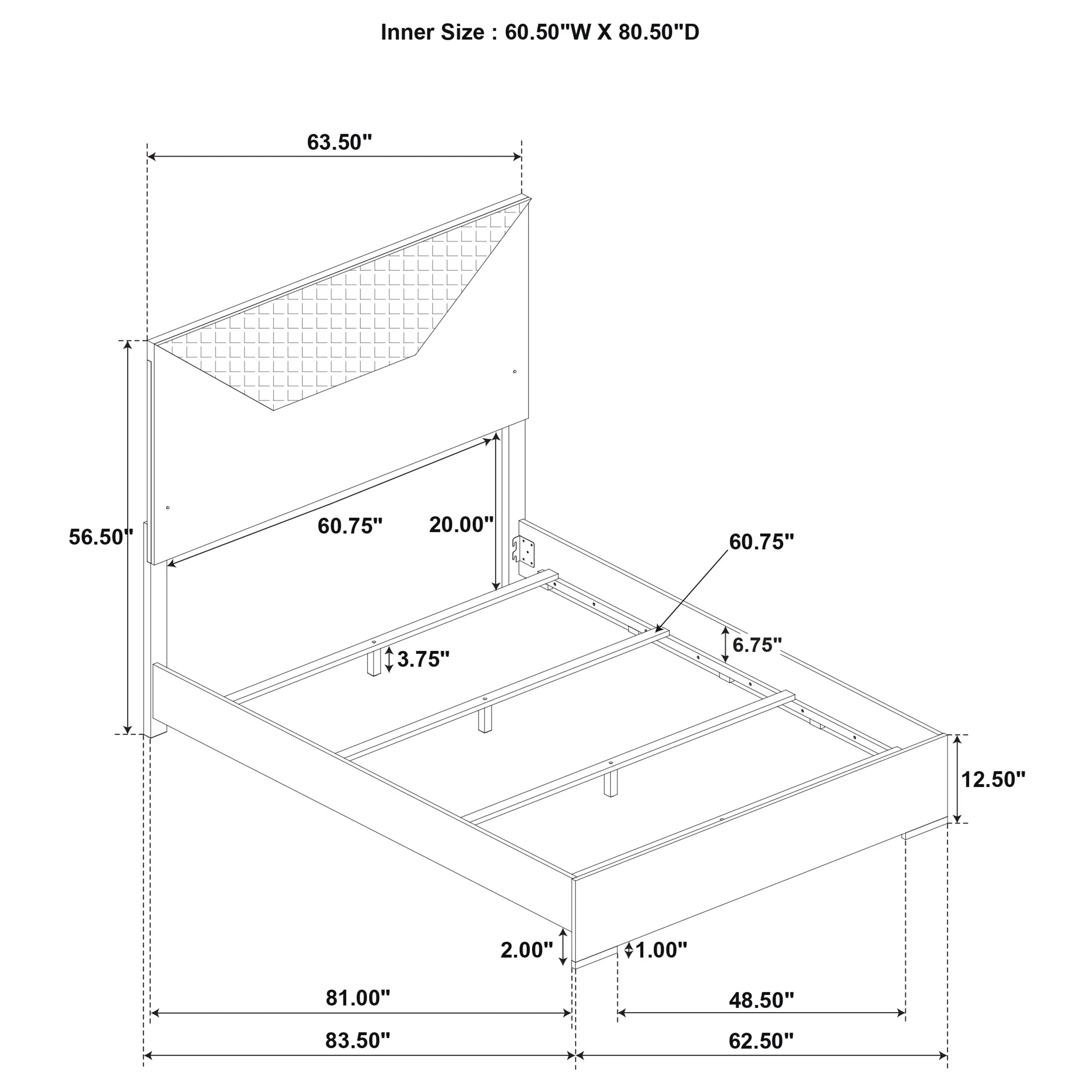 Ives Panel Bed with LED Lighting - Image 29