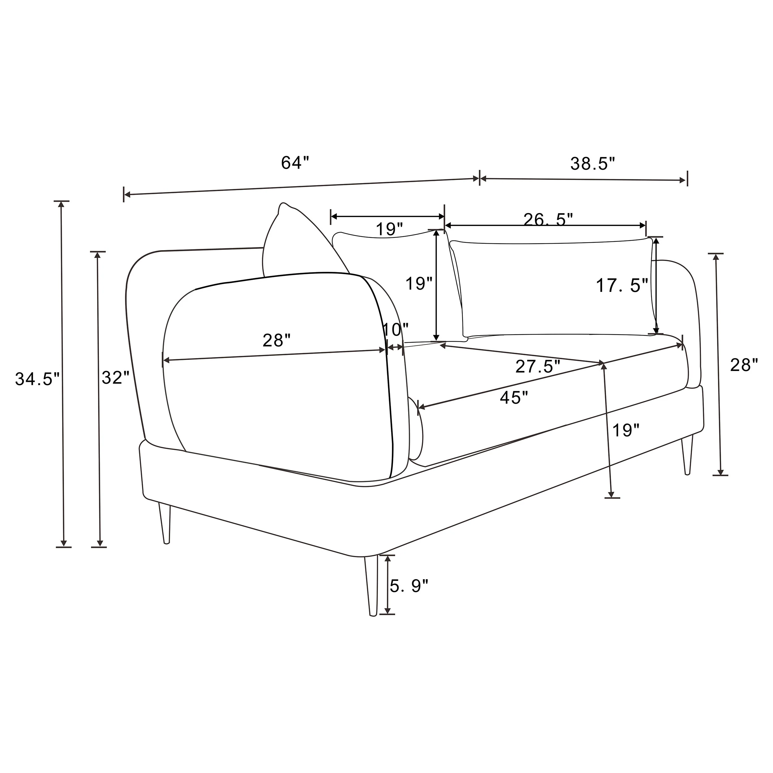 Jade Sofa Set - Image 30