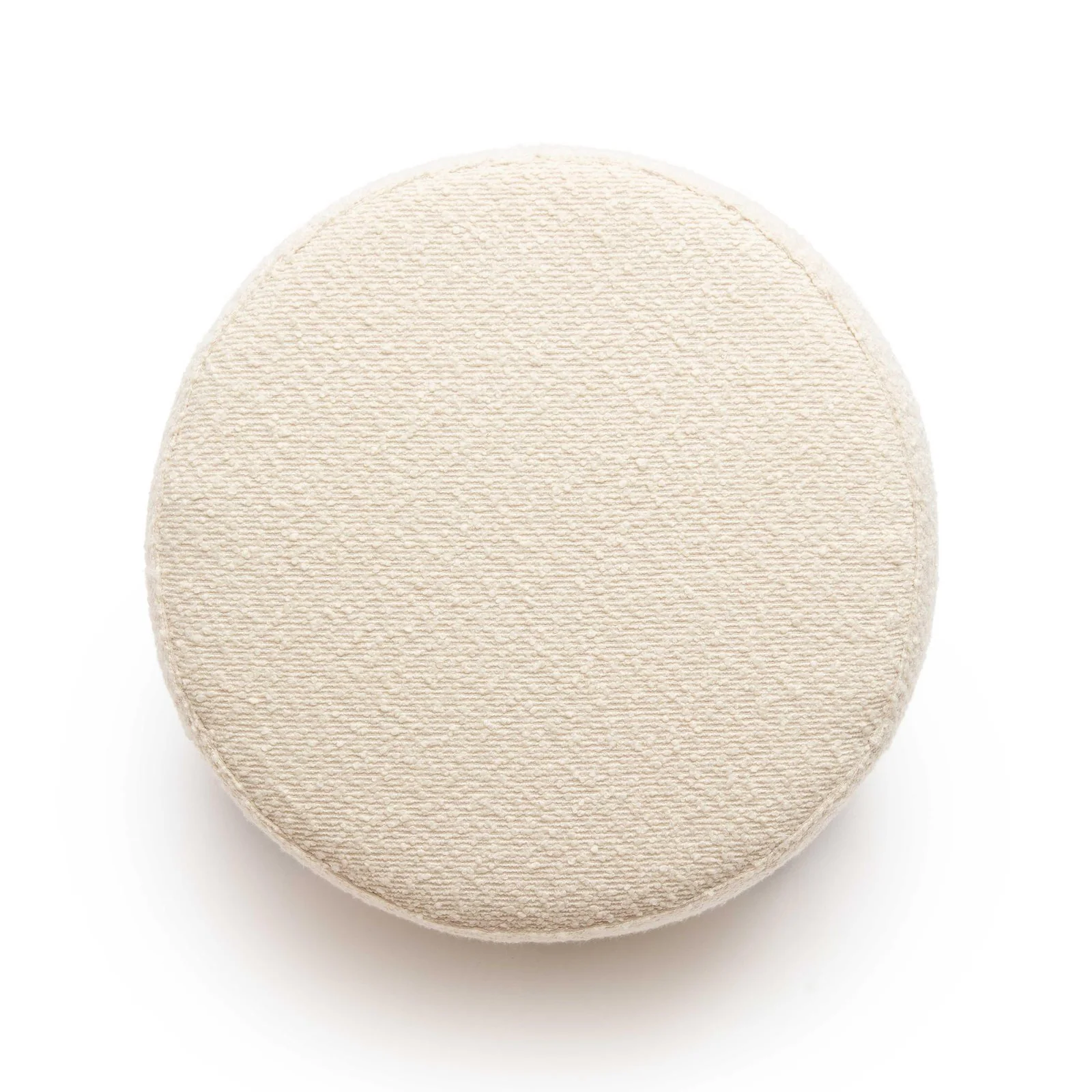 Jaine Cream Boucle Stool - Image 6