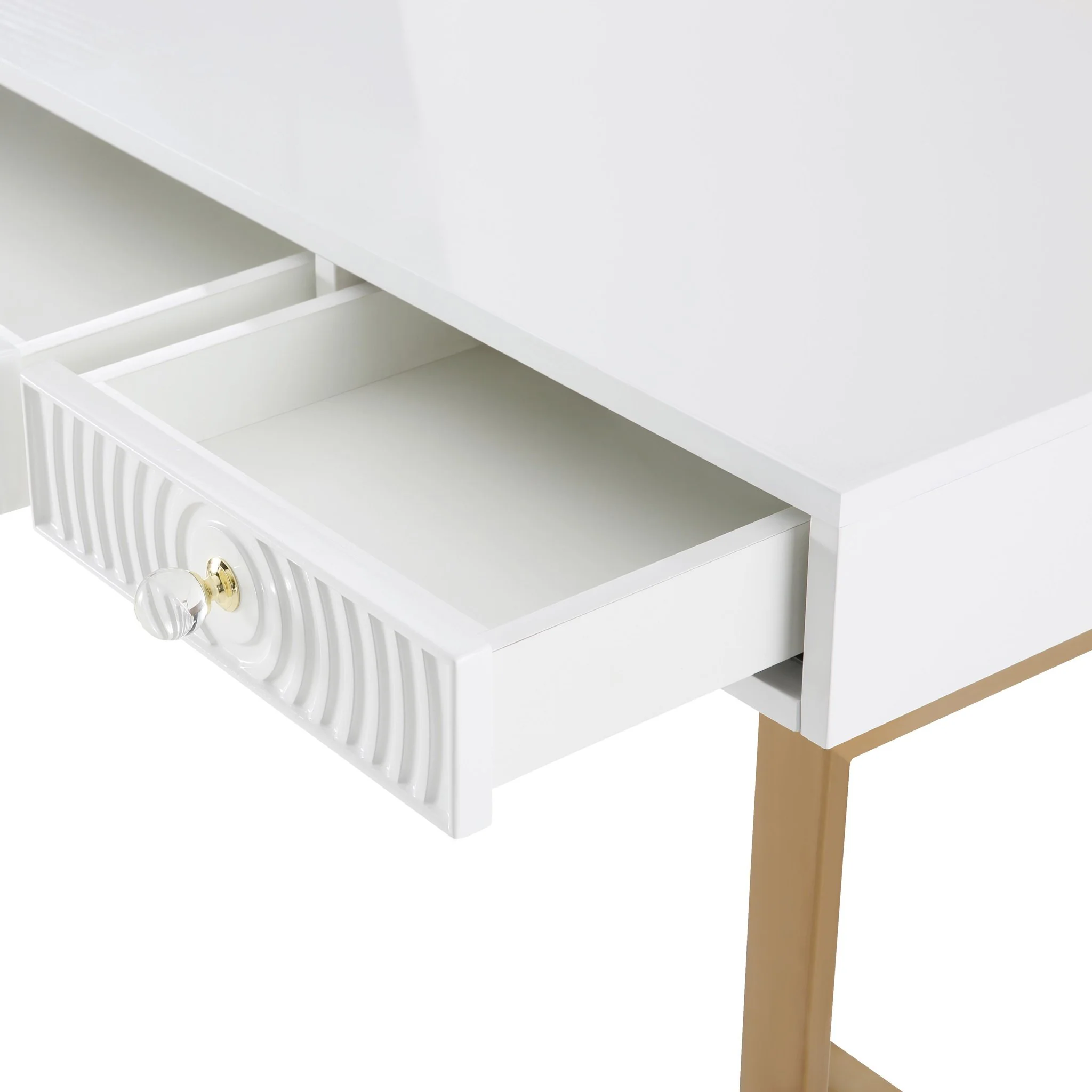 Janie White Lacquer Desk - Image 6