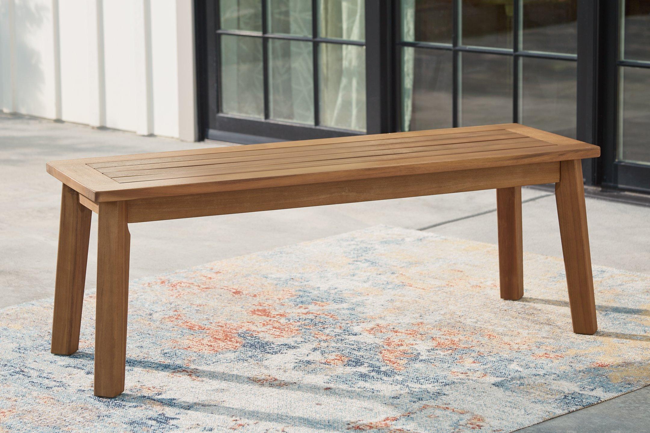 Janiyah Outdoor Dining Bench - Image 2
