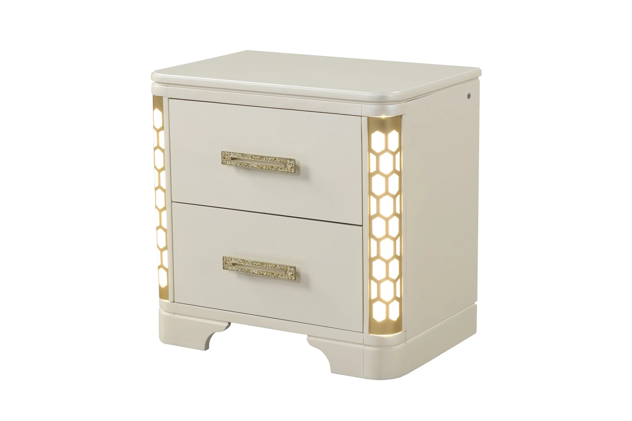 Jasmine Queen 4PC Bedroom Set Beige - Image 12