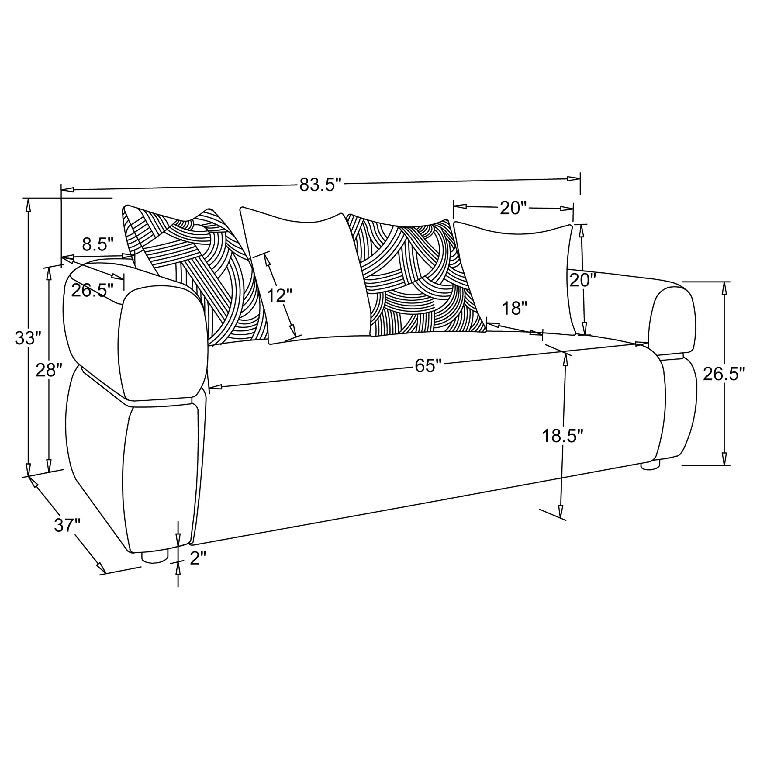 Jeanette Sofa Set - Image 21