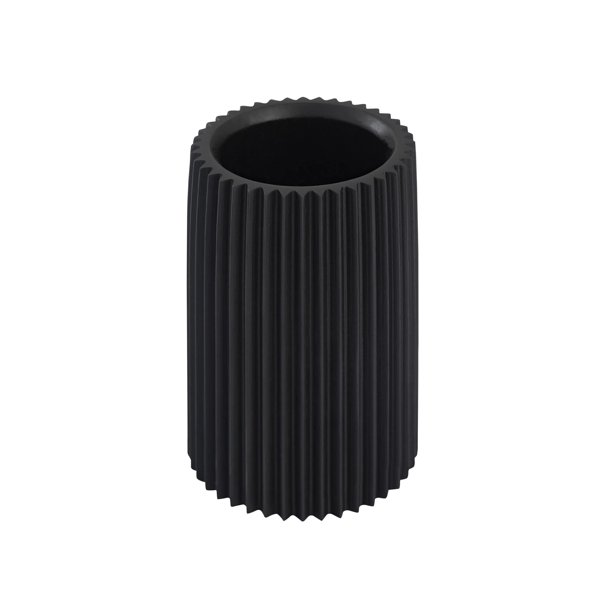 Jenna Black Concrete Table Vase - Image 3