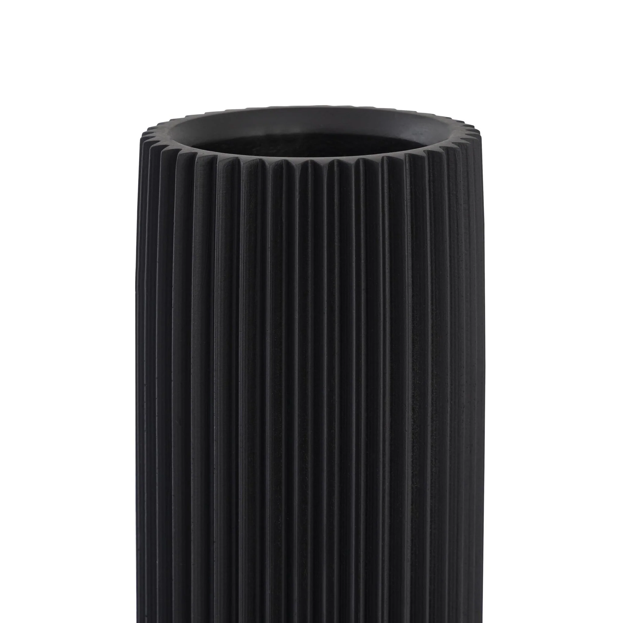 Jenna Black Concrete Table Vase - Image 4