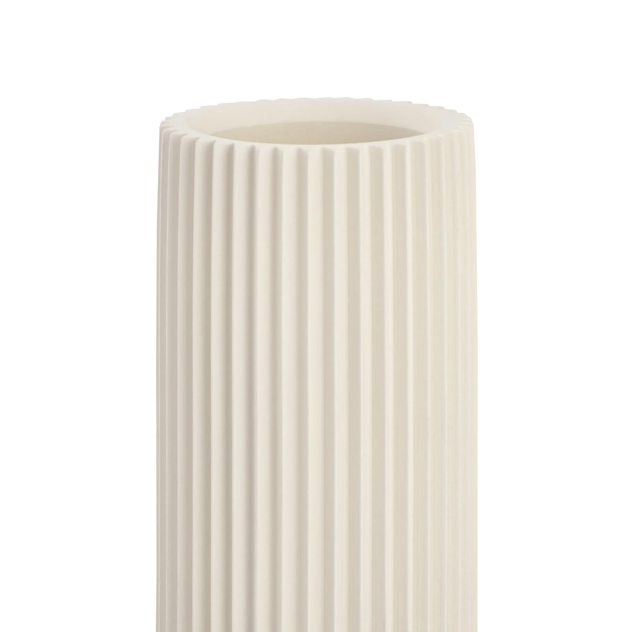 Jenna White Concrete Table Vase - Image 4