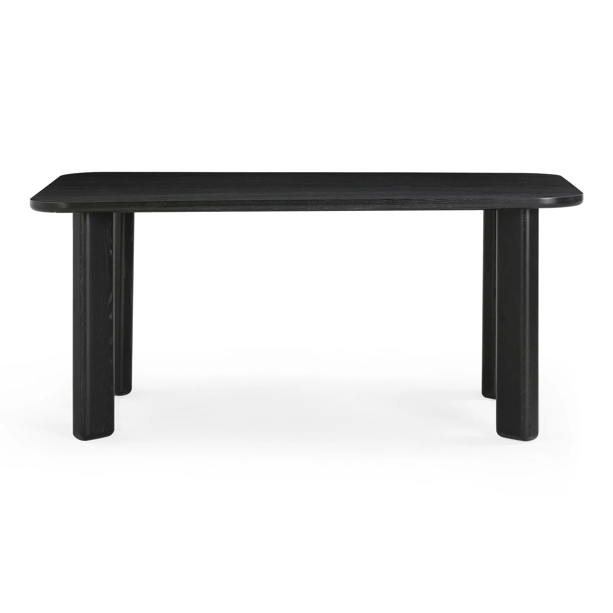Jodie Black Ash 68" Rectangular Dining Table - Image 3