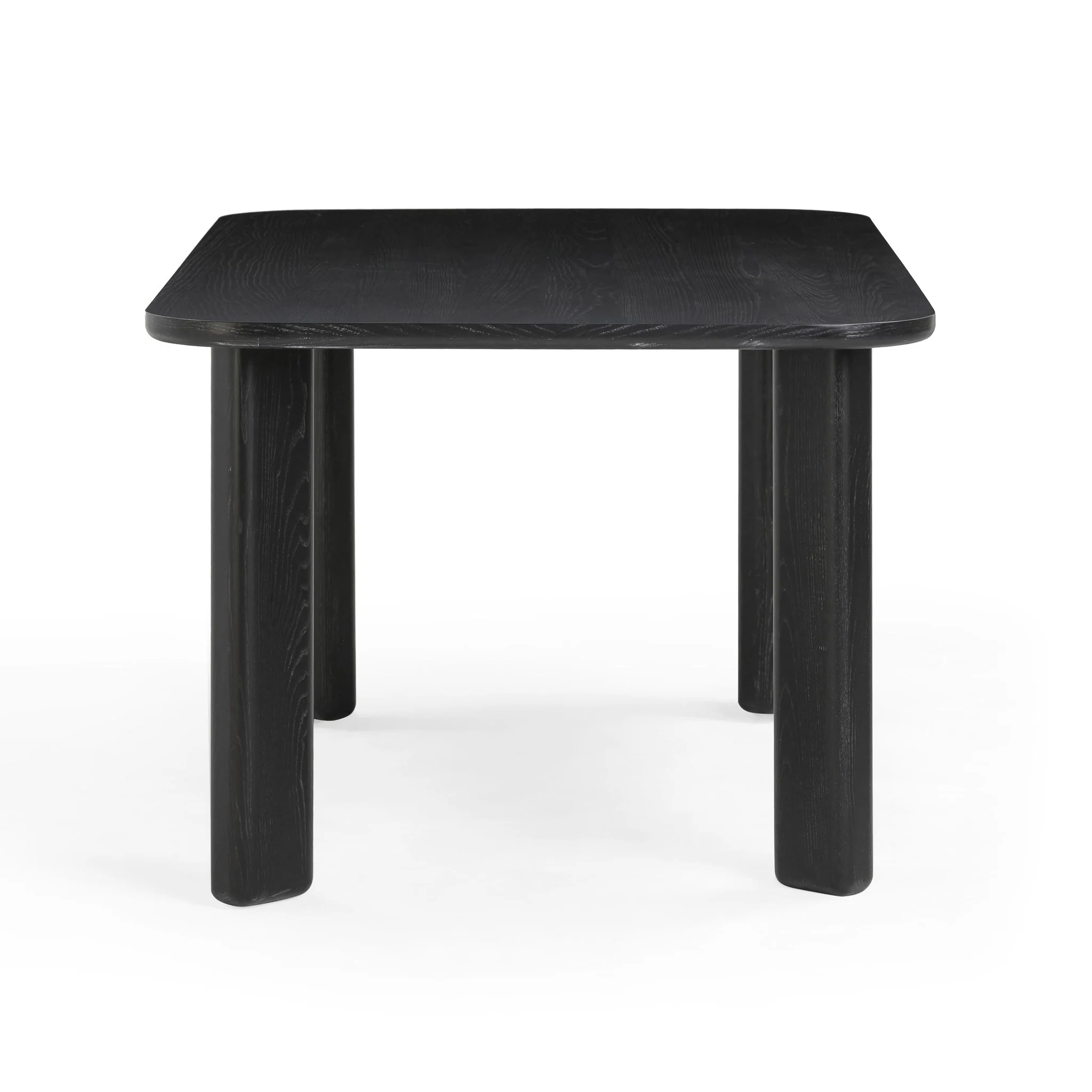 Jodie Black Ash 68" Rectangular Dining Table - Image 4