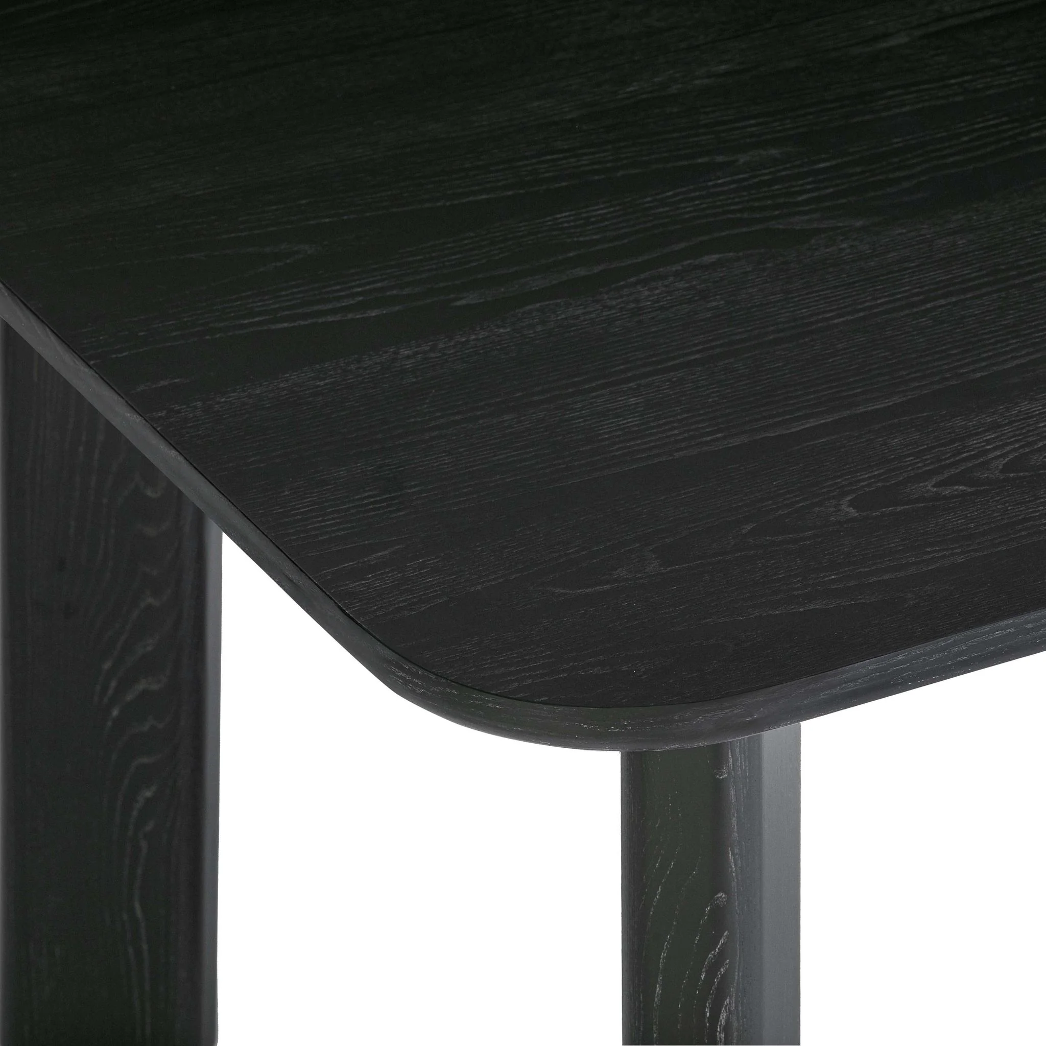 Jodie Black Ash 68" Rectangular Dining Table - Image 6