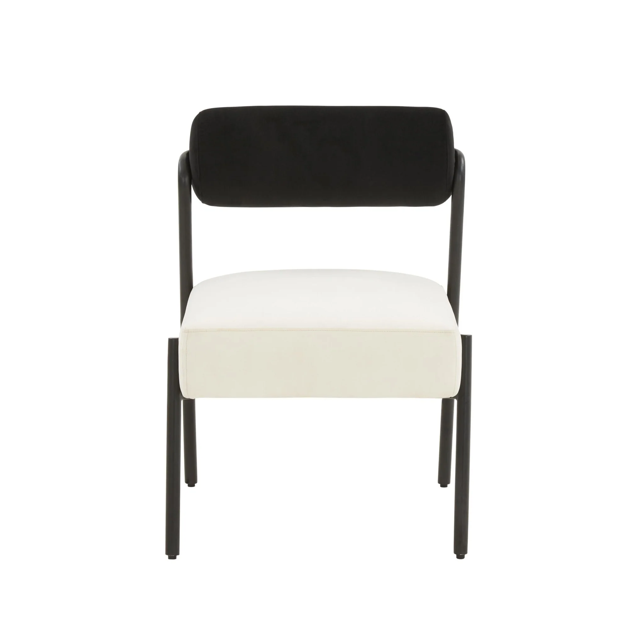 Jolene Cream Velvet Accent Chair - Image 3