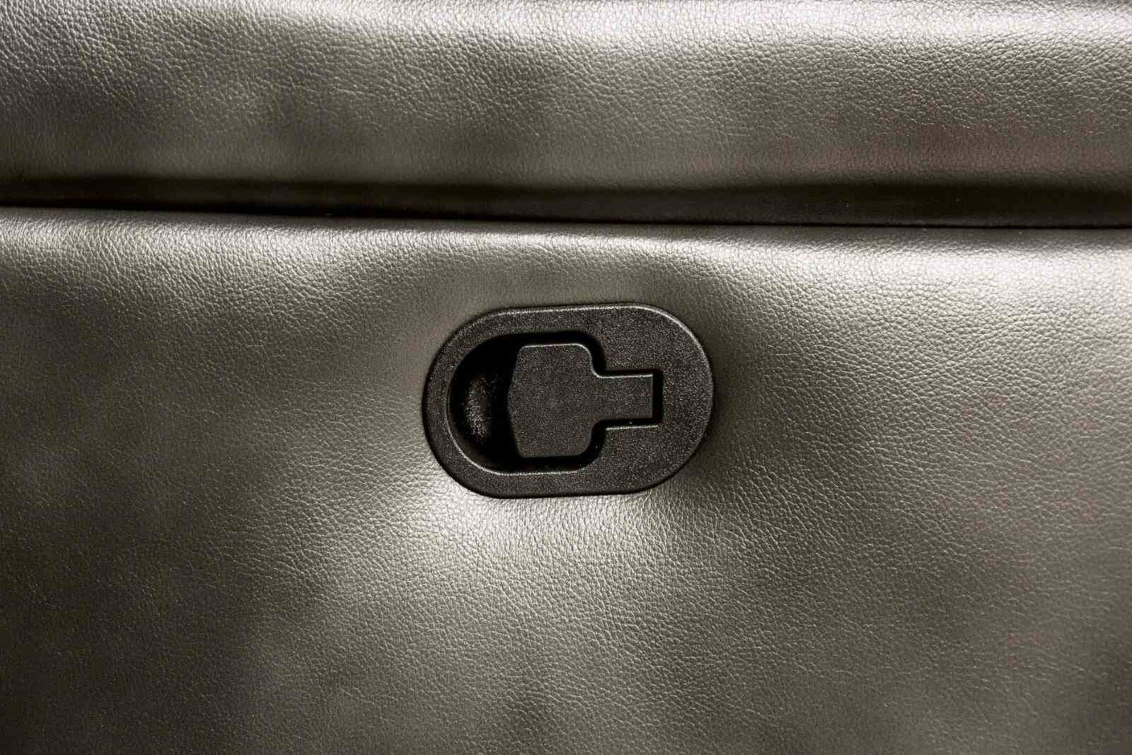 Josias Sofa, Dark Gray Leatherette - Image 5
