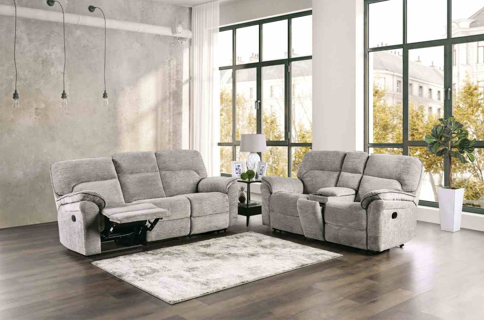 Josias Sofa, Light Gray Fabric - Image 2