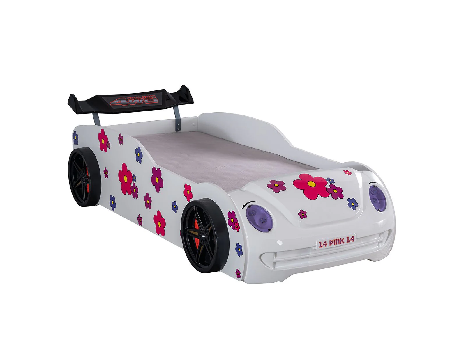 Jourley Car Bed, White - Image 4