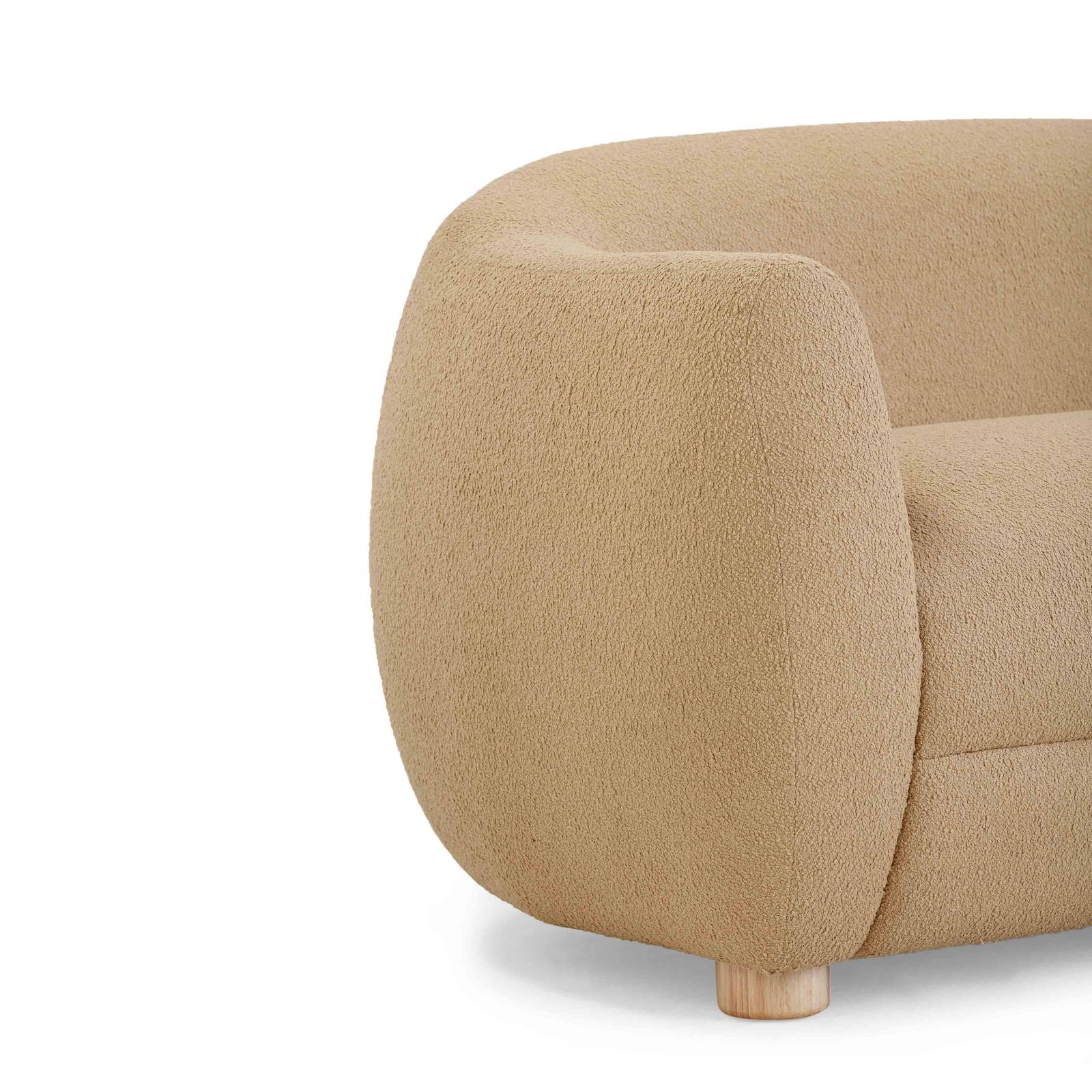 Judy Honey Boucle Sofa - Image 7