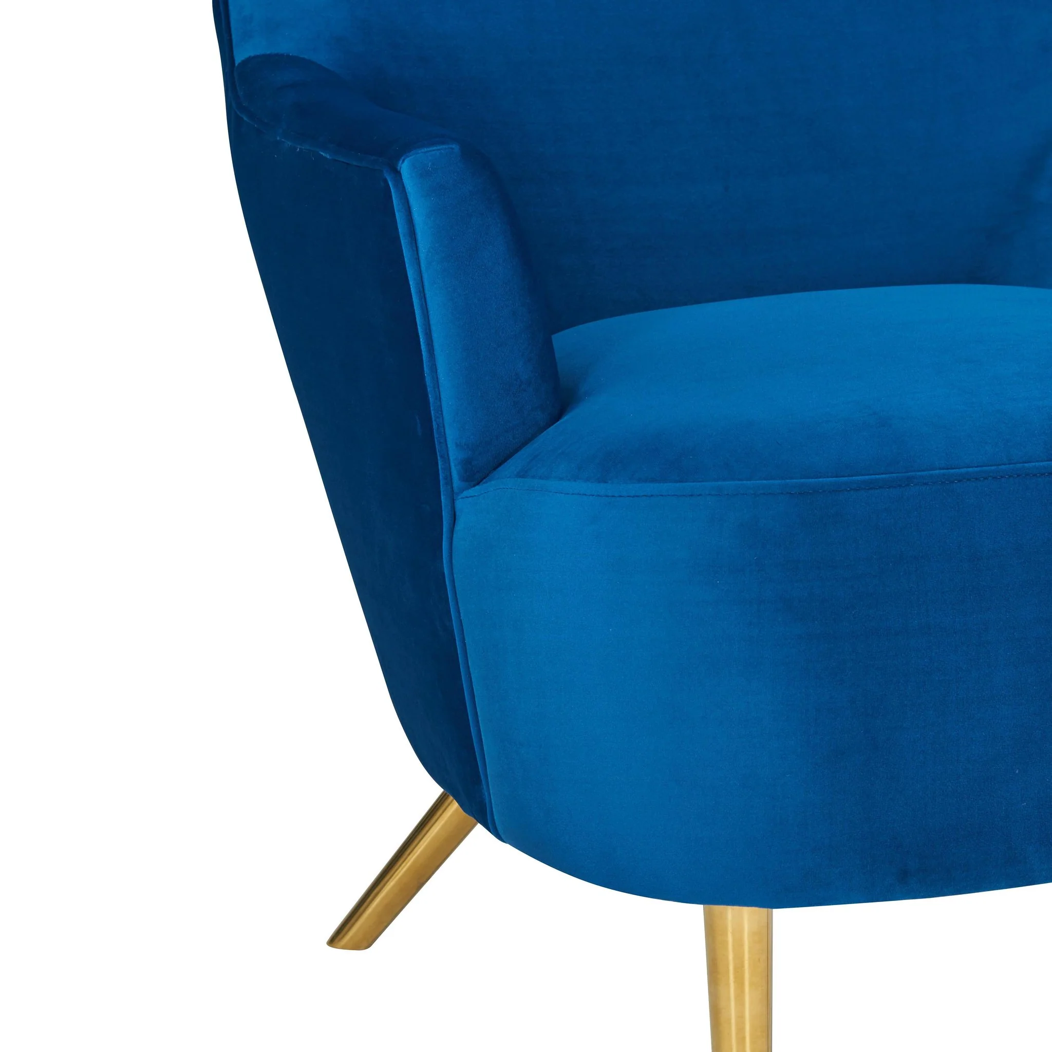 Julia Navy Wingback Chair - Image 5