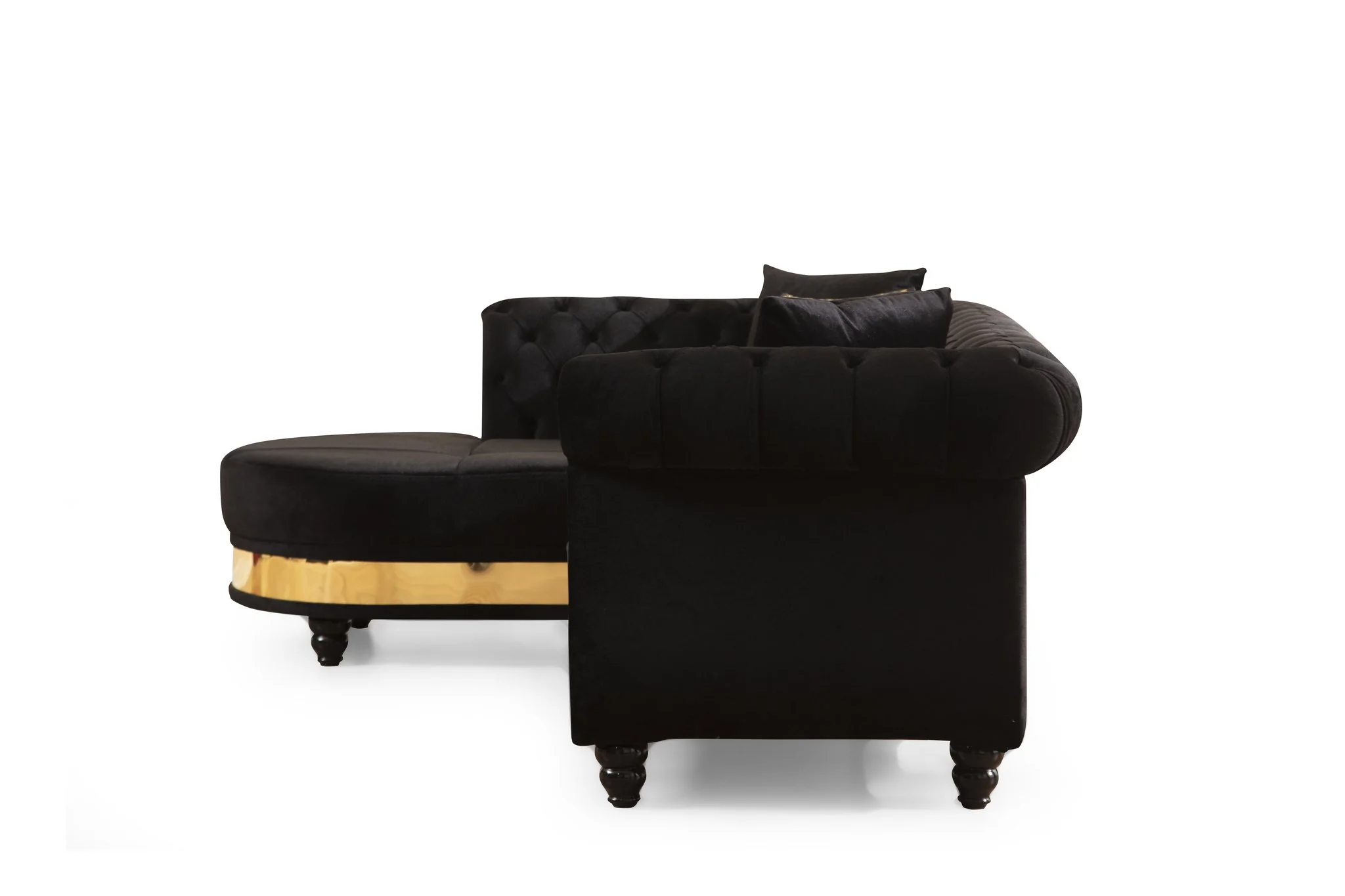Julia Sectional Black - Image 3