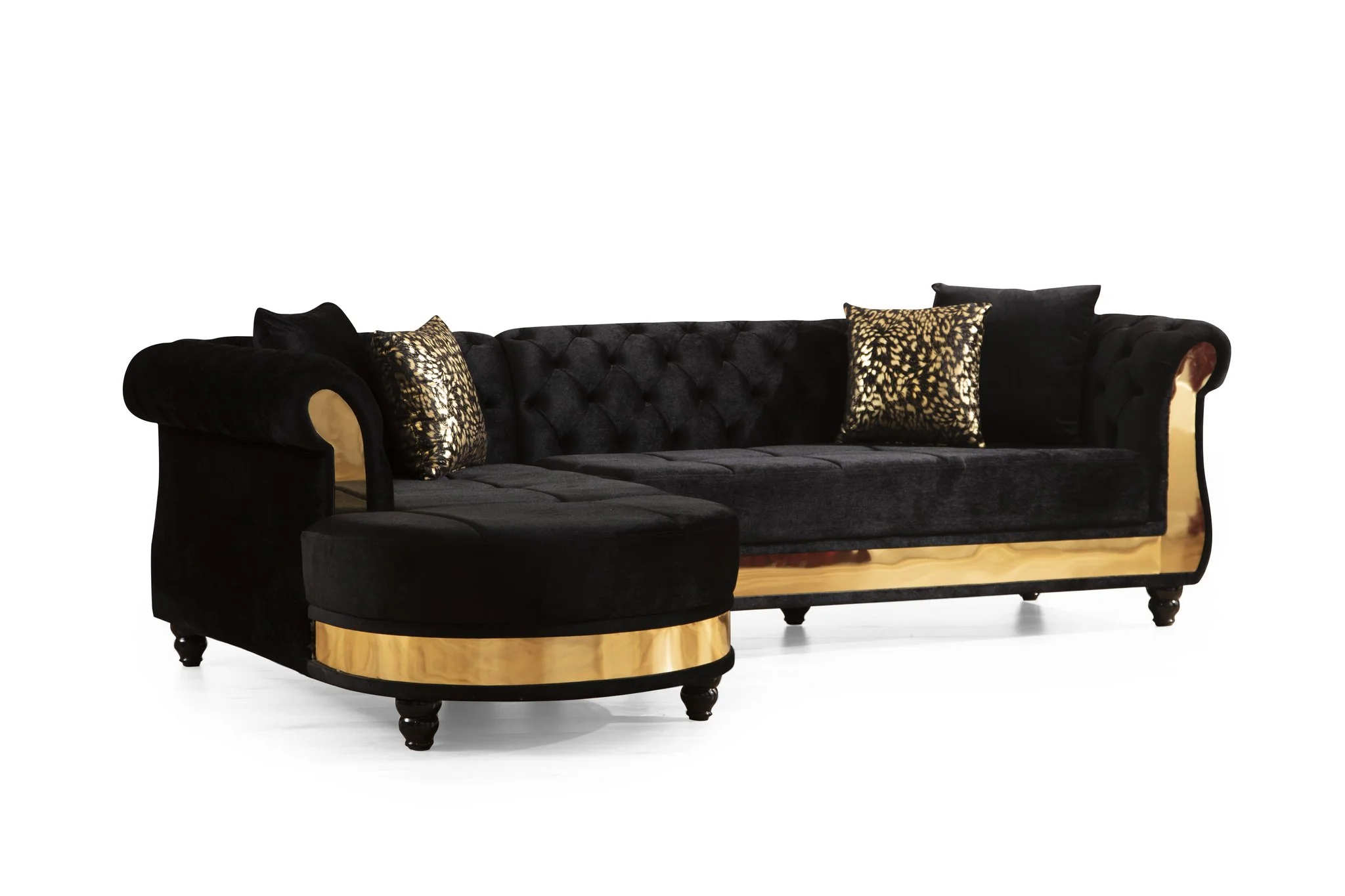 Julia Sectional Black - Image 5